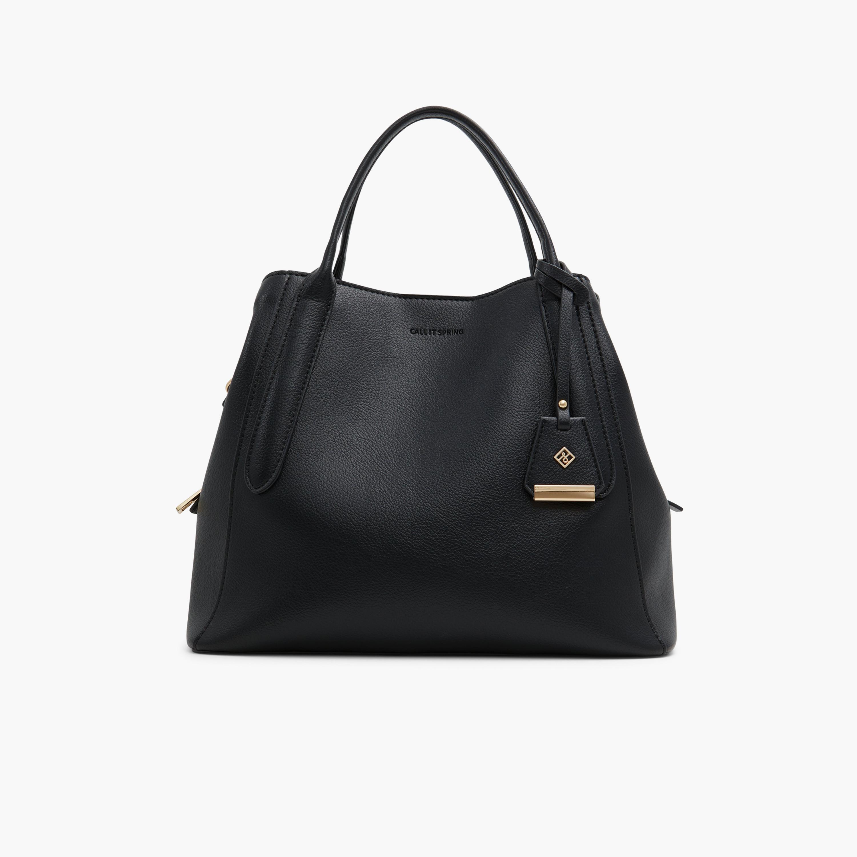 كول ات سبرينج شنطة كتف لوبري سادة مع حزام كروس قابل للفك-women-bagsandwallets-handbags-image-1
