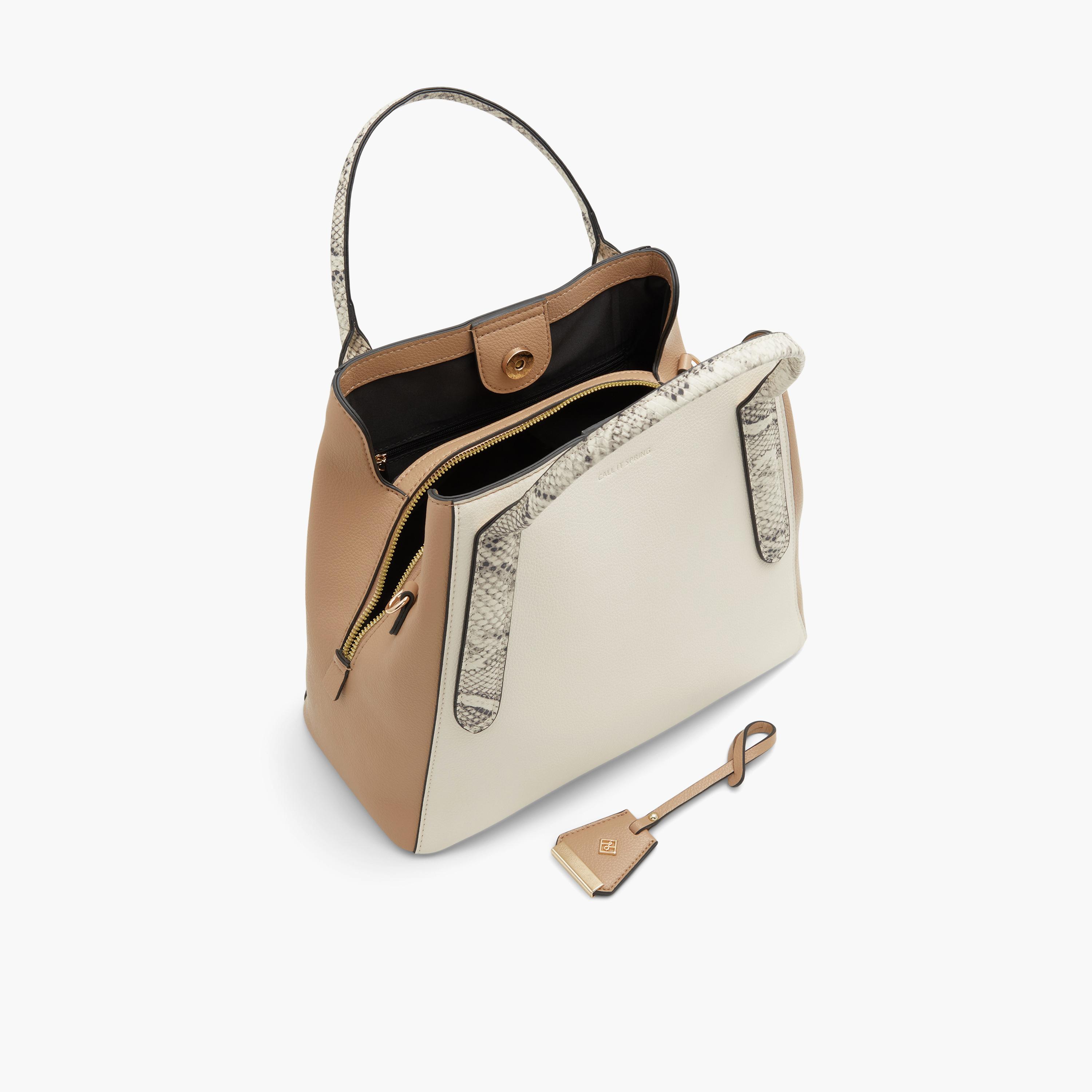 كول ات سبرينج شنطة كتف لوبري سادة مع حزام كروس قابل للفك-women-bagsandwallets-handbags-image-7