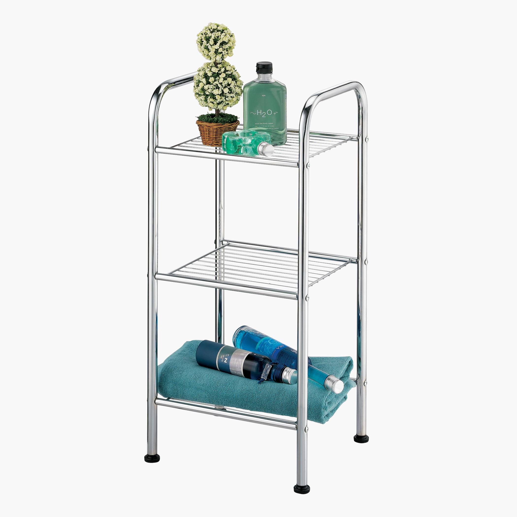 Zenments 3-Tier Metal Shelf Free Standing Storage Rack Organizer with Handles - ZEN-257
