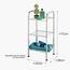 Zenments 3-Tier Metal Shelf  Free Standing Storage Rack Organizer with Handles - ZEN-257-InfluencerCodes_Ramadan26_All_20012026-image-2
