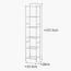 Zenments ZEN-260 6-Tier Metal Tower Shelf - 32.5x 28x157.5 cm-InfluencerCodes_Ramadan26_All_20012026-image-3