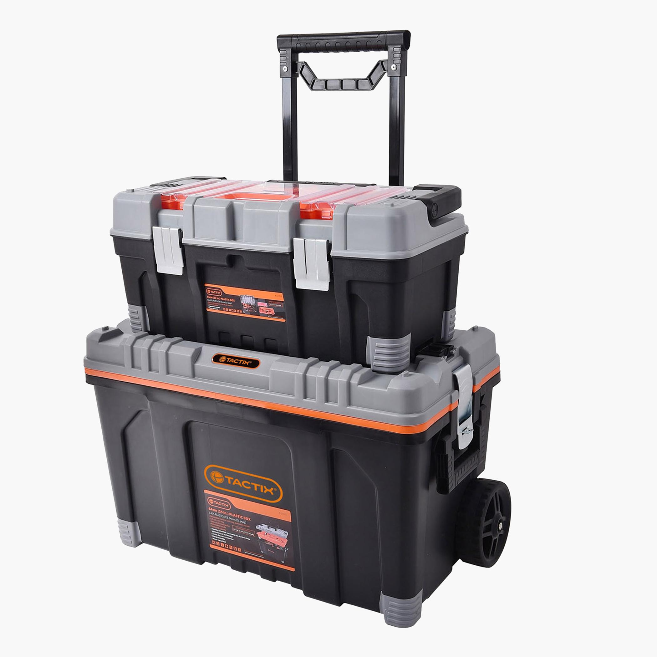 Tactix 2-in-1 Rolling Tool Box Set - 26 inches