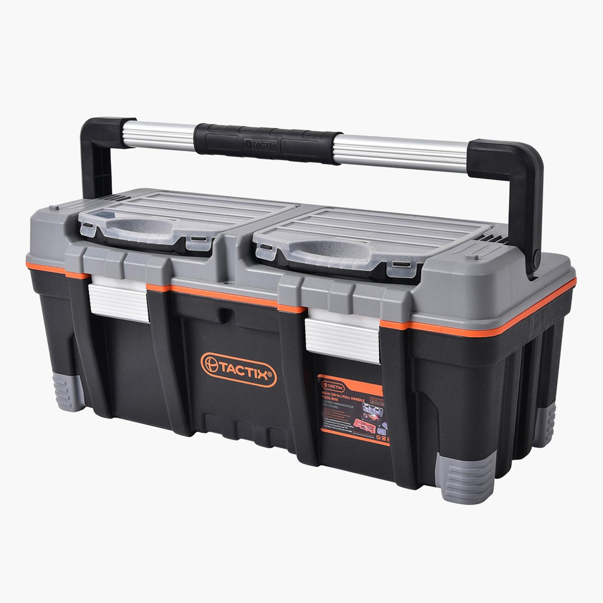 Tactix Tool Storage Box with Organiser - 26 inches