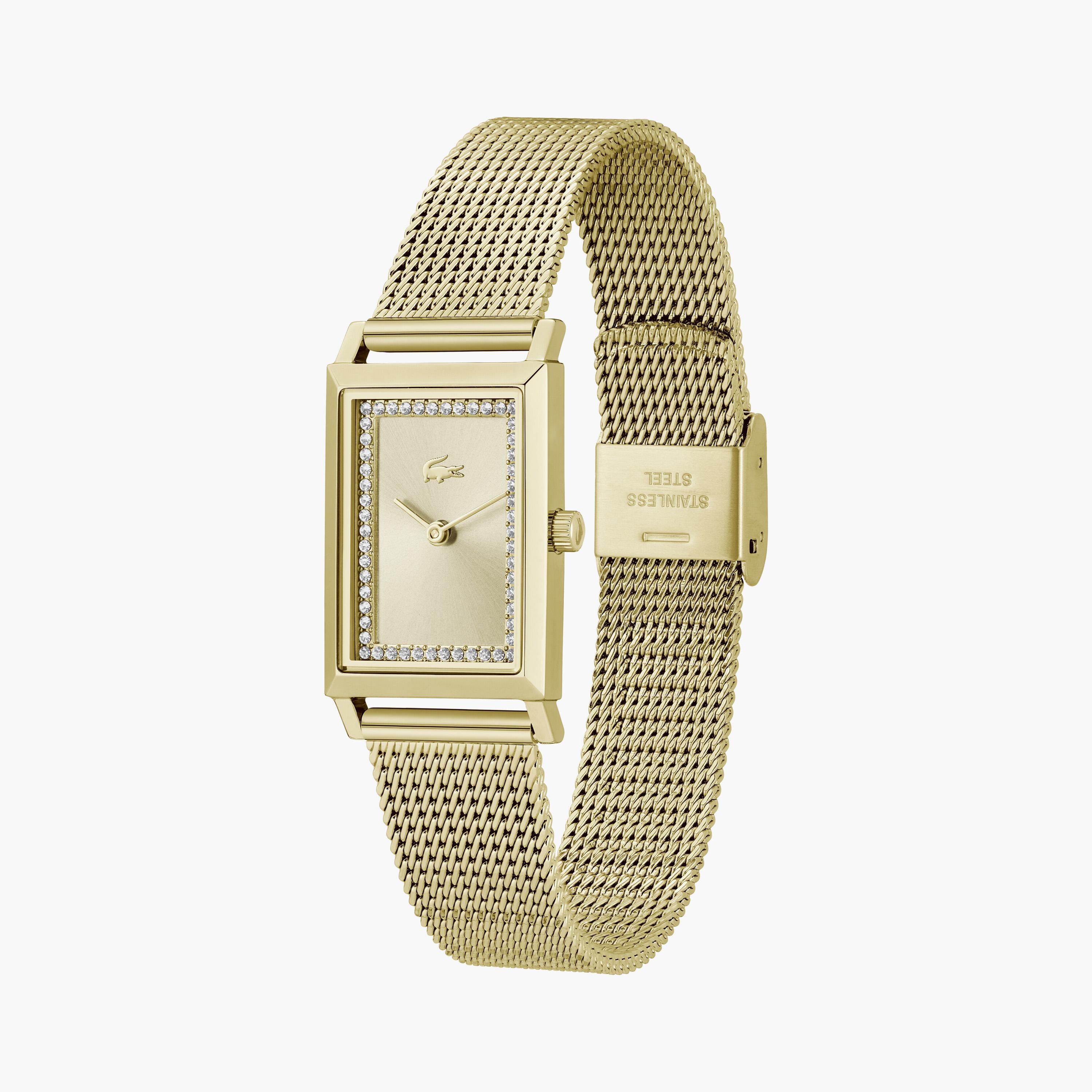 Lacoste 21 MM Gold Analog Stainless Steel Watch | 2001315-women-watchesandjewellery-watches-image-2
