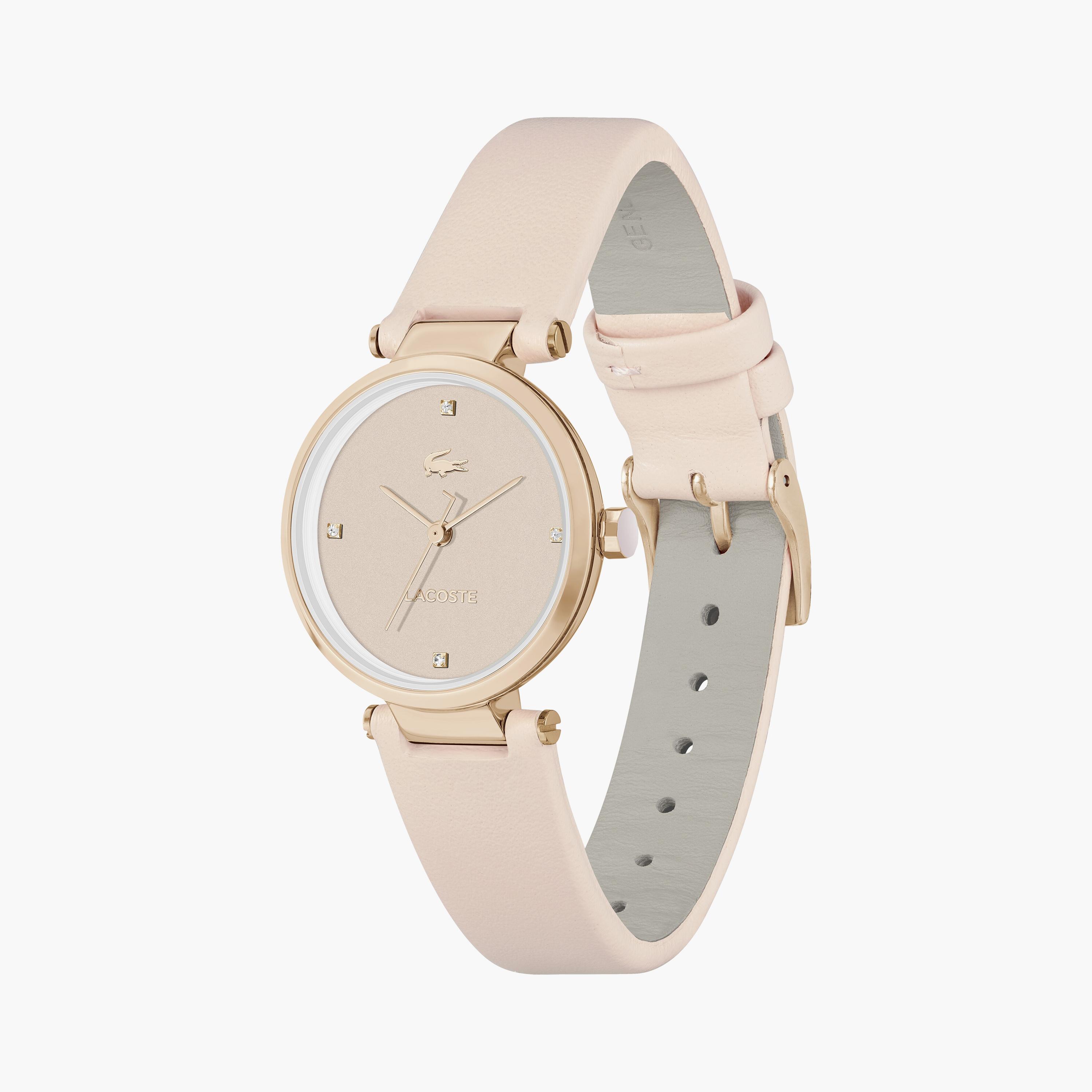 لاكوست ساعة يد تناظرية جلد 30 مم زهري | 2001335-women-watchesandjewellery-watches-image-2