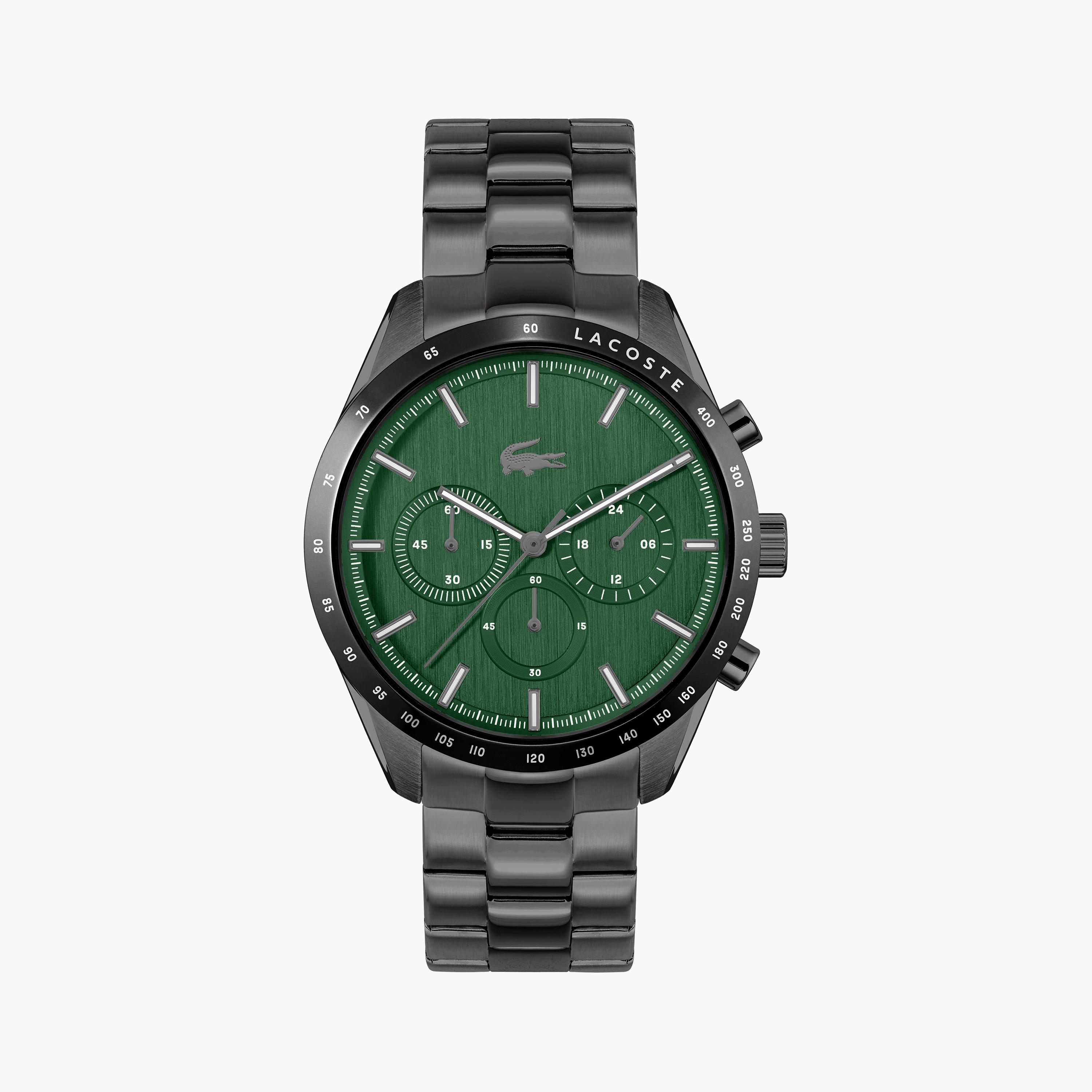 لاكوست ساعة يد رجالية كرونوغراف ستانلس ستيل 42 مم أسود | 2011270-men-watchesandjewellery-watches-image-1