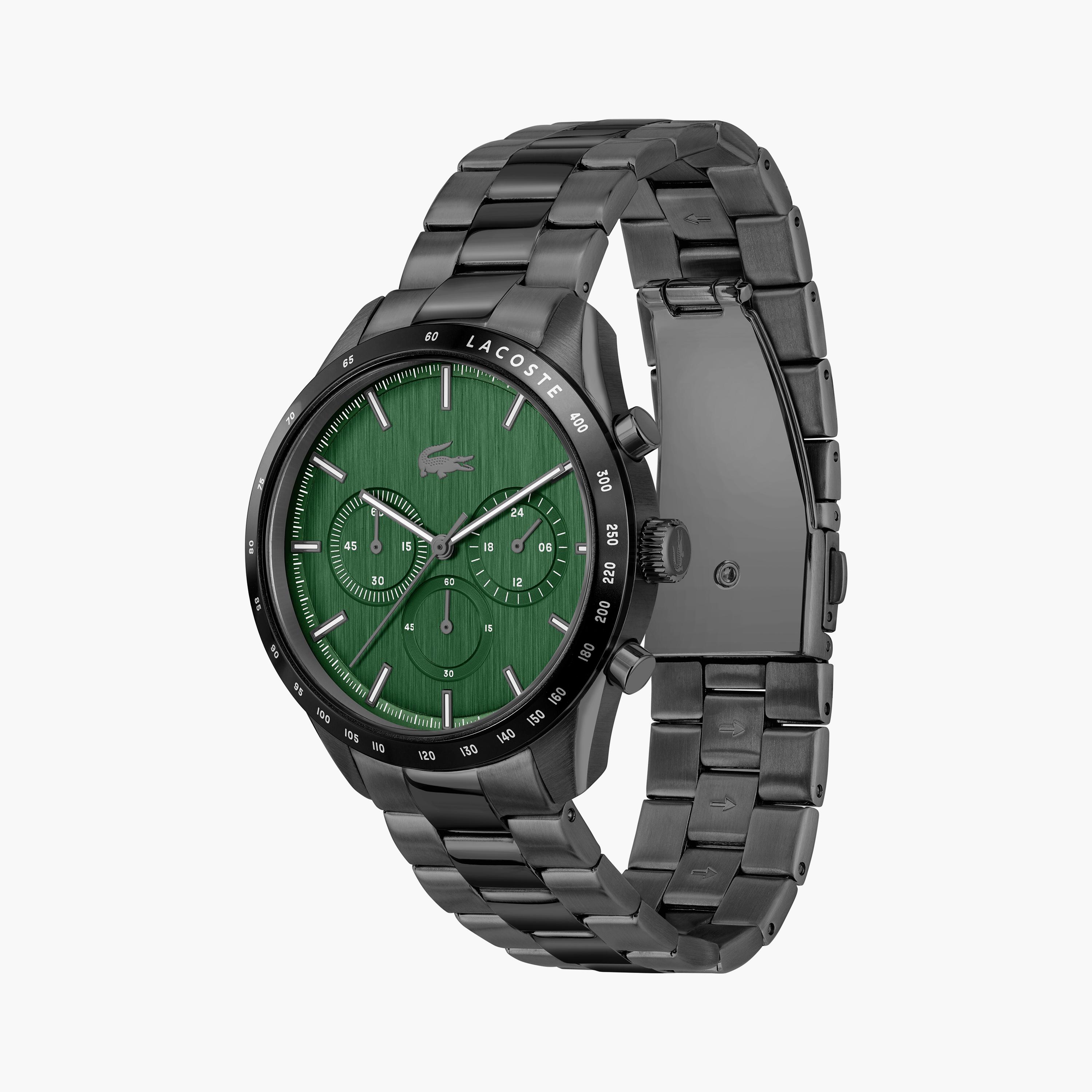 لاكوست ساعة يد رجالية كرونوغراف ستانلس ستيل 42 مم أسود | 2011270-men-watchesandjewellery-watches-image-2