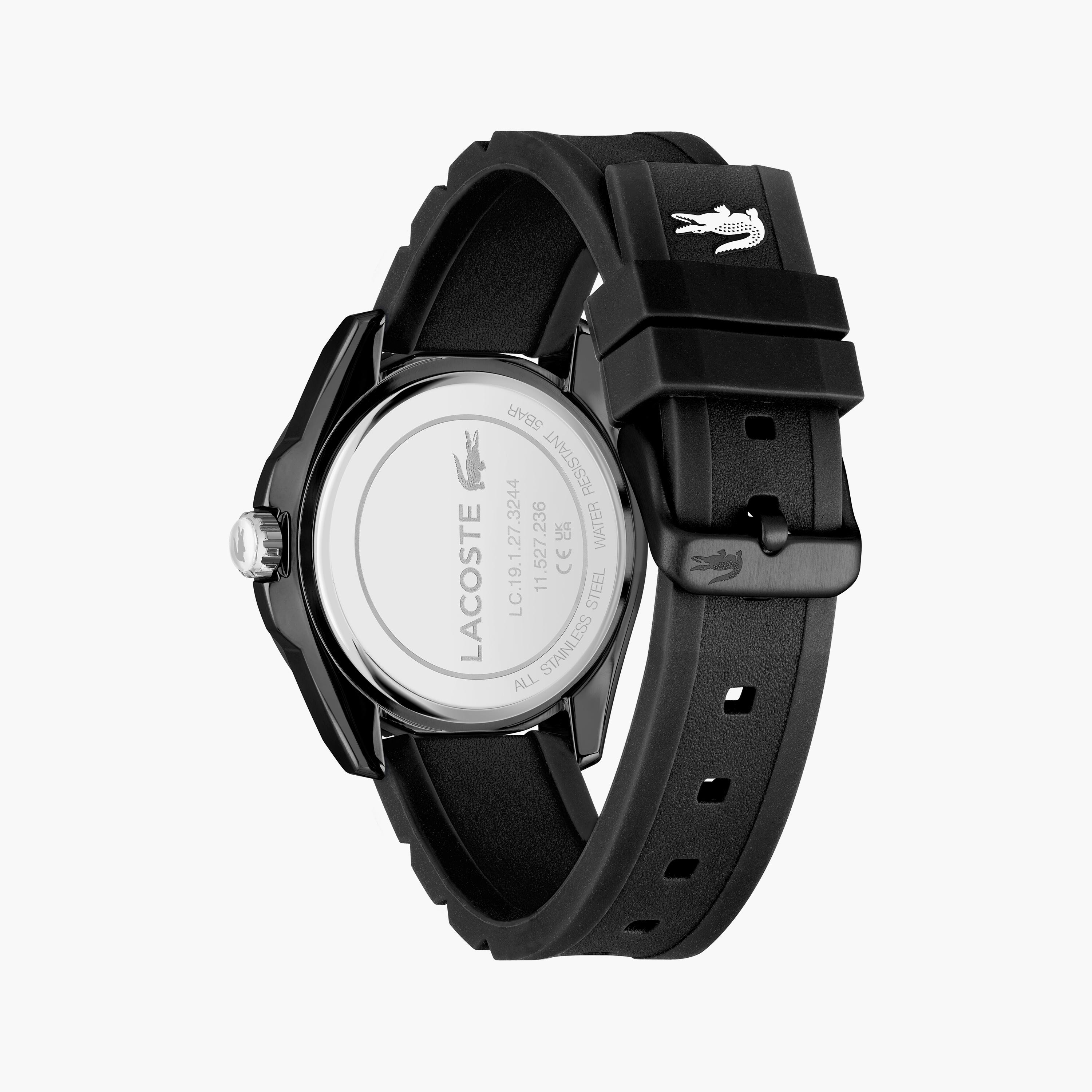 لاكوست ساعة يد رجالية تناظرية سيليكون 44 مم أسود | 2011284-men-watchesandjewellery-watches-image-3