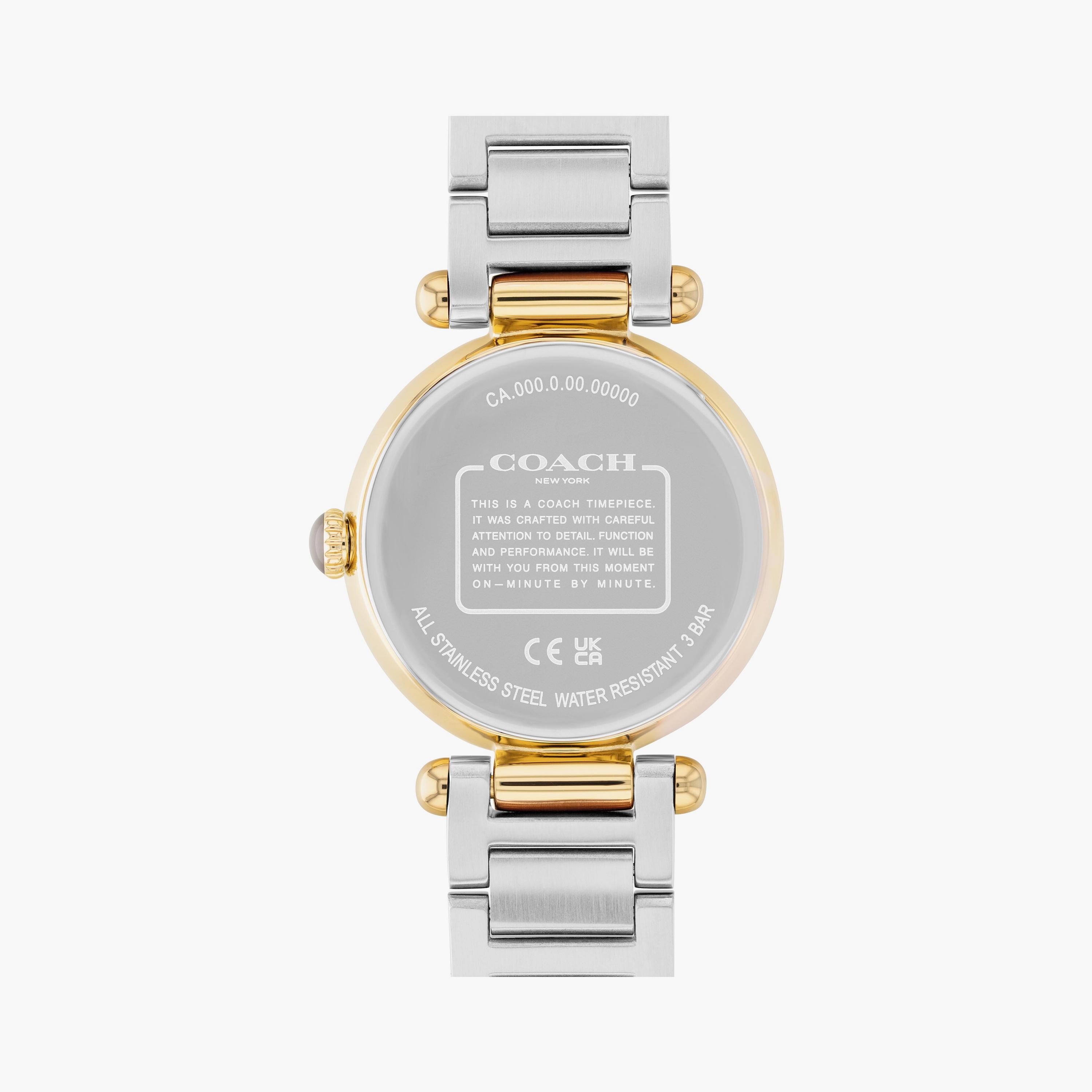 كوتش ساعة يد نسائية تناظرية ستانلس ستيل ملون | 14504137-women-watchesandjewellery-watches-image-3