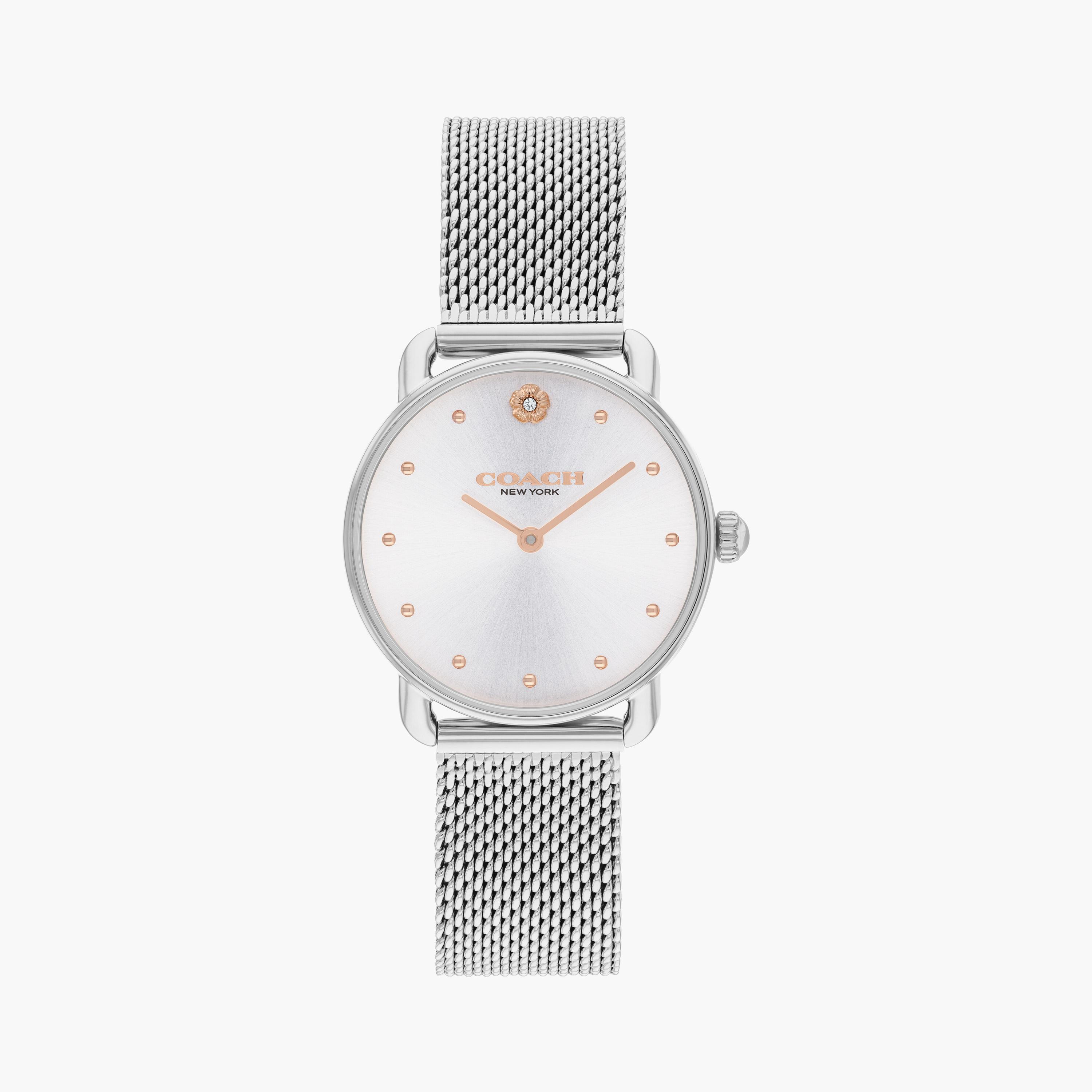 كوتش ساعة يد تناظرية ستانلس ستيل فضي | 14504221-women-watchesandjewellery-watches-image-1