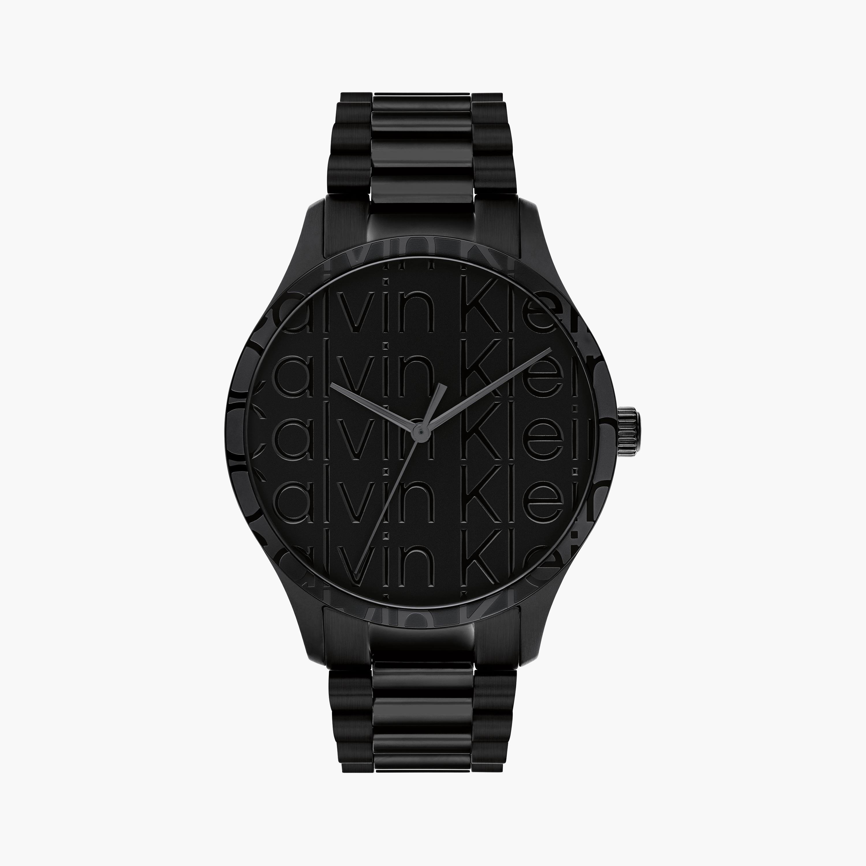 كالفن كلاين ساعة يد تناظرية لكلا الجنسين ستانلس ستيل أسود | 25200344-men-watchesandjewellery-watches-image-1