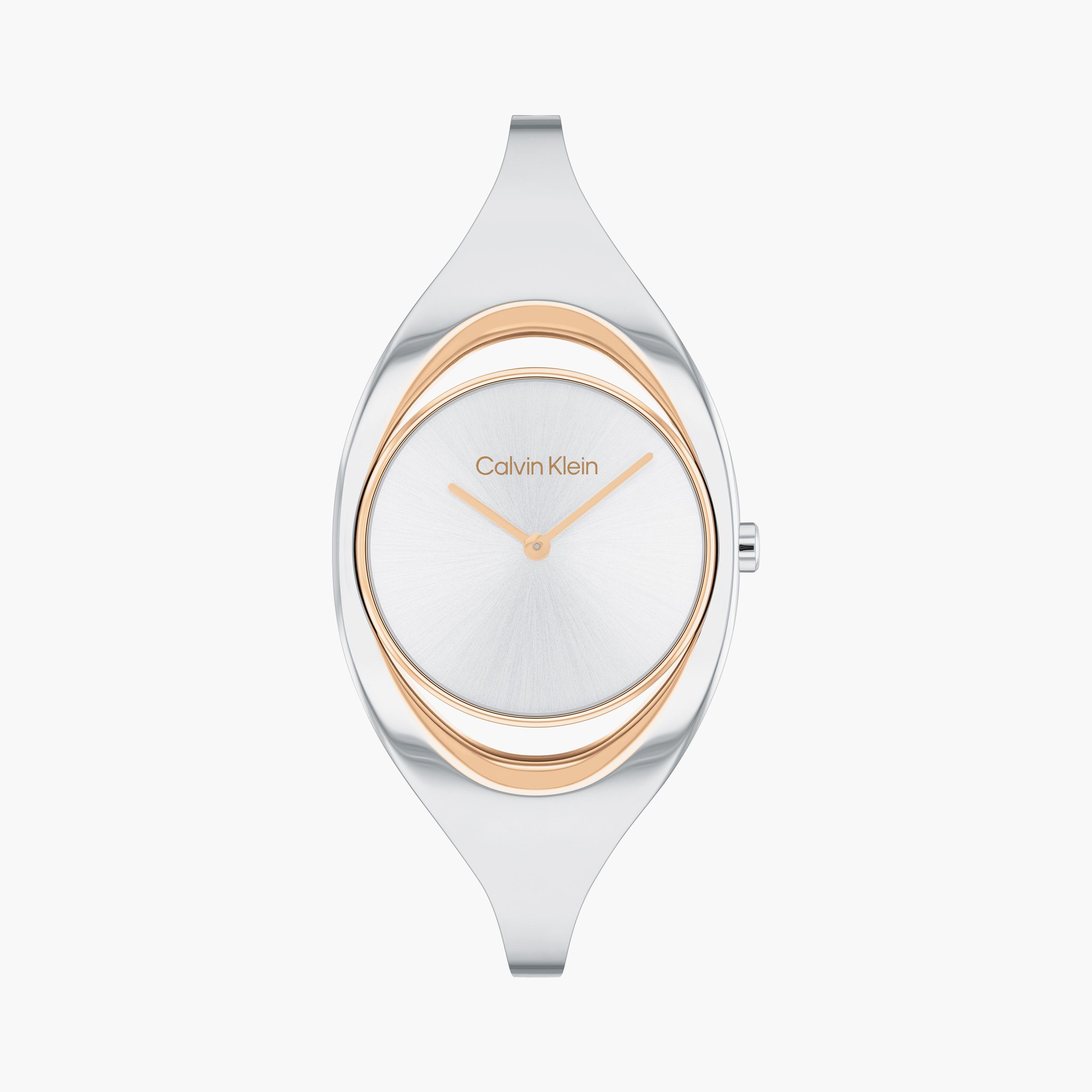 كالفن كلاين ساعة يد تناظرية ستانلس ستيل ملون | 25200393-women-watchesandjewellery-watches-image-1