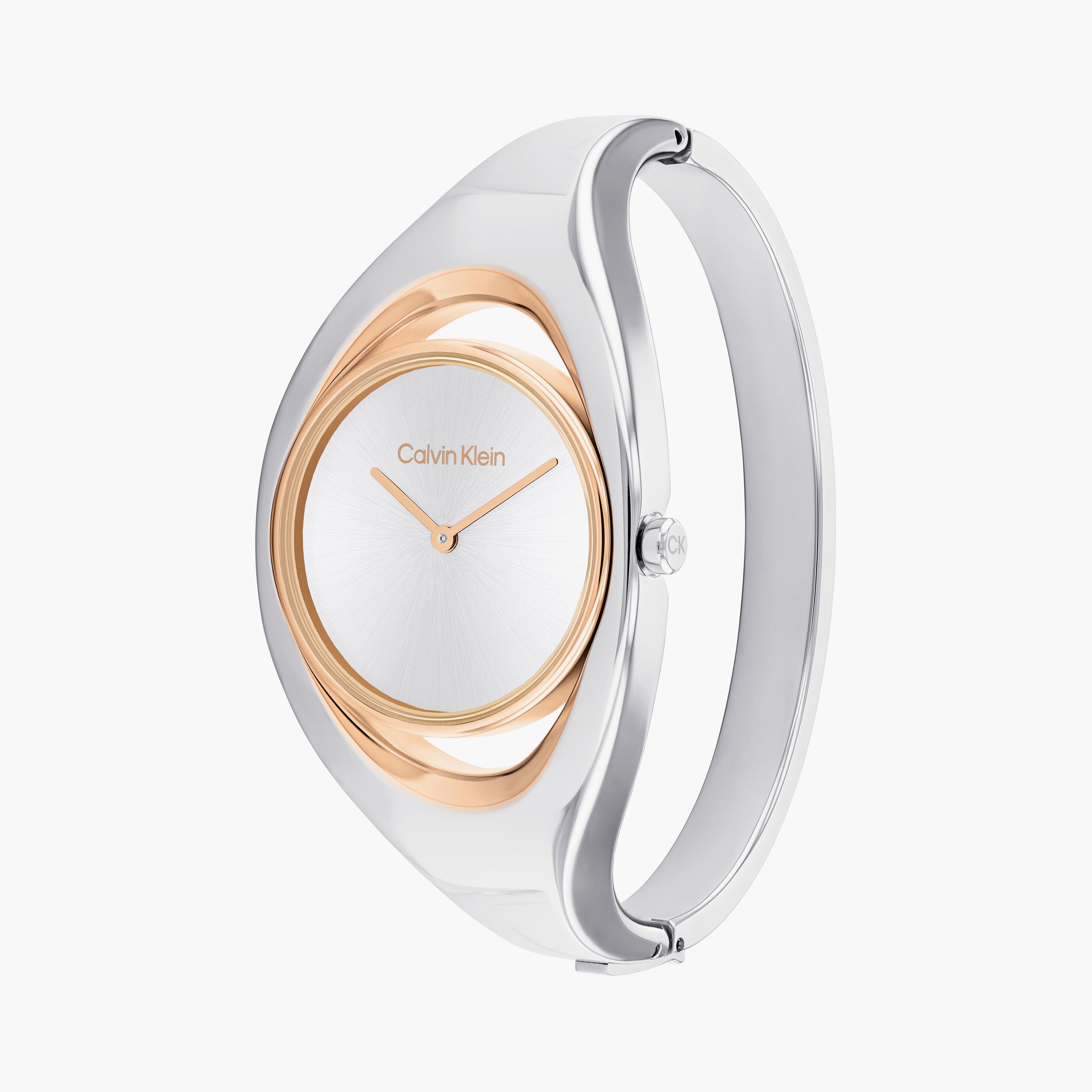 كالفن كلاين ساعة يد تناظرية ستانلس ستيل ملون | 25200393-women-watchesandjewellery-watches-image-2