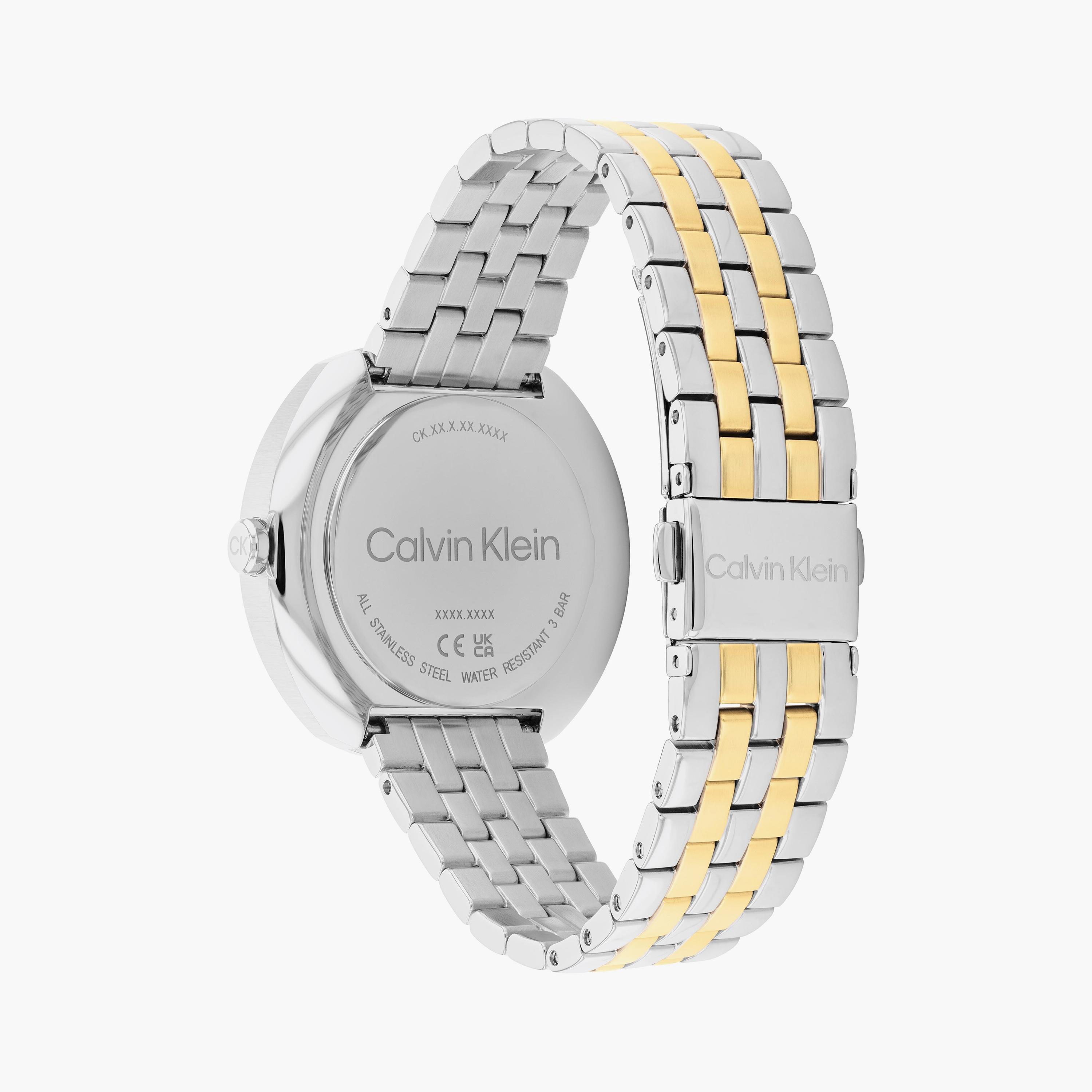 كالفن كلاين ساعة يد نسائية تناظرية ستانلس ستيل ملونة | 25200418-women-watchesandjewellery-watches-image-3
