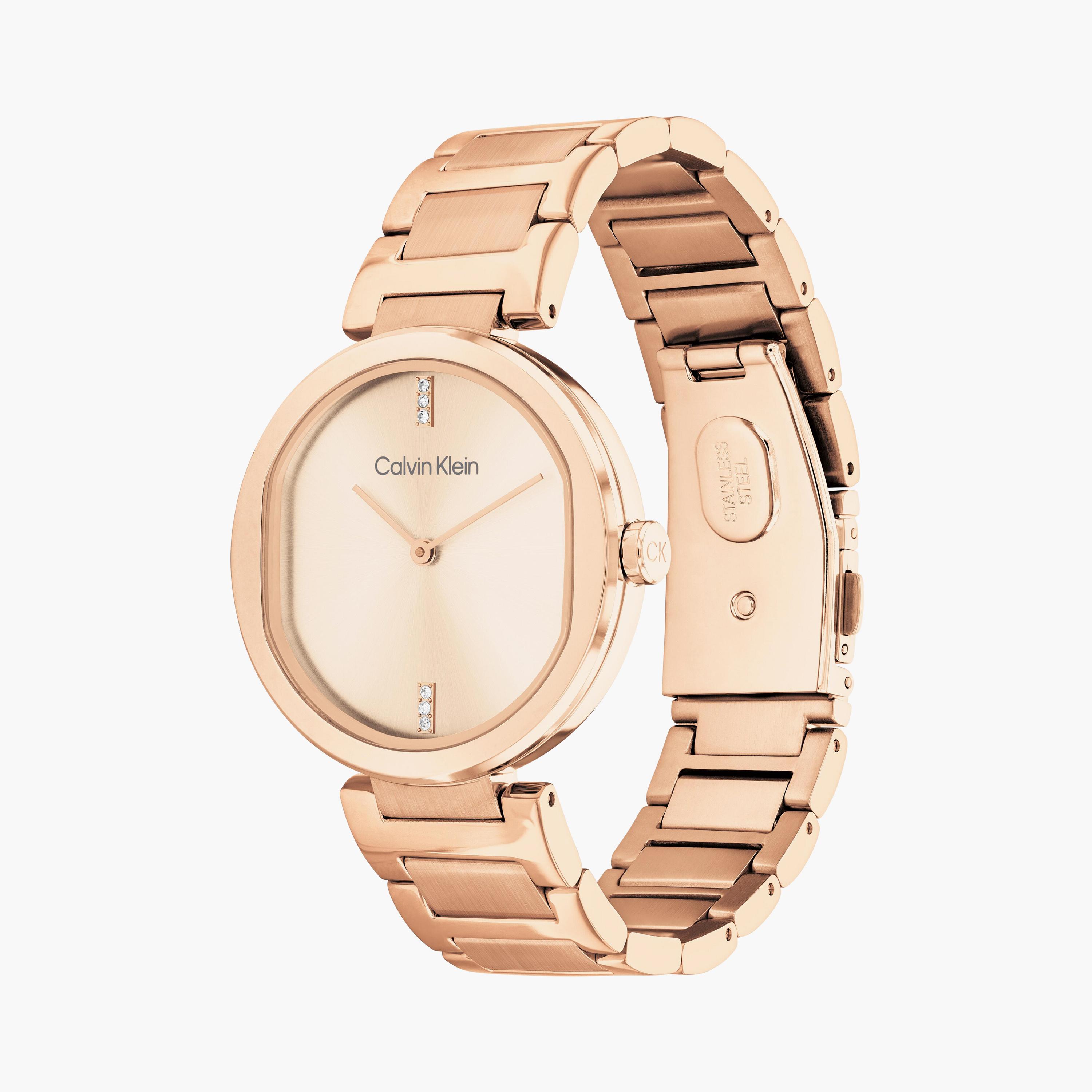 كالفن كلاين ساعة يد نسائية تناظرية ستانلس ستيل روز جولد | 25200431-women-watchesandjewellery-watches-image-2