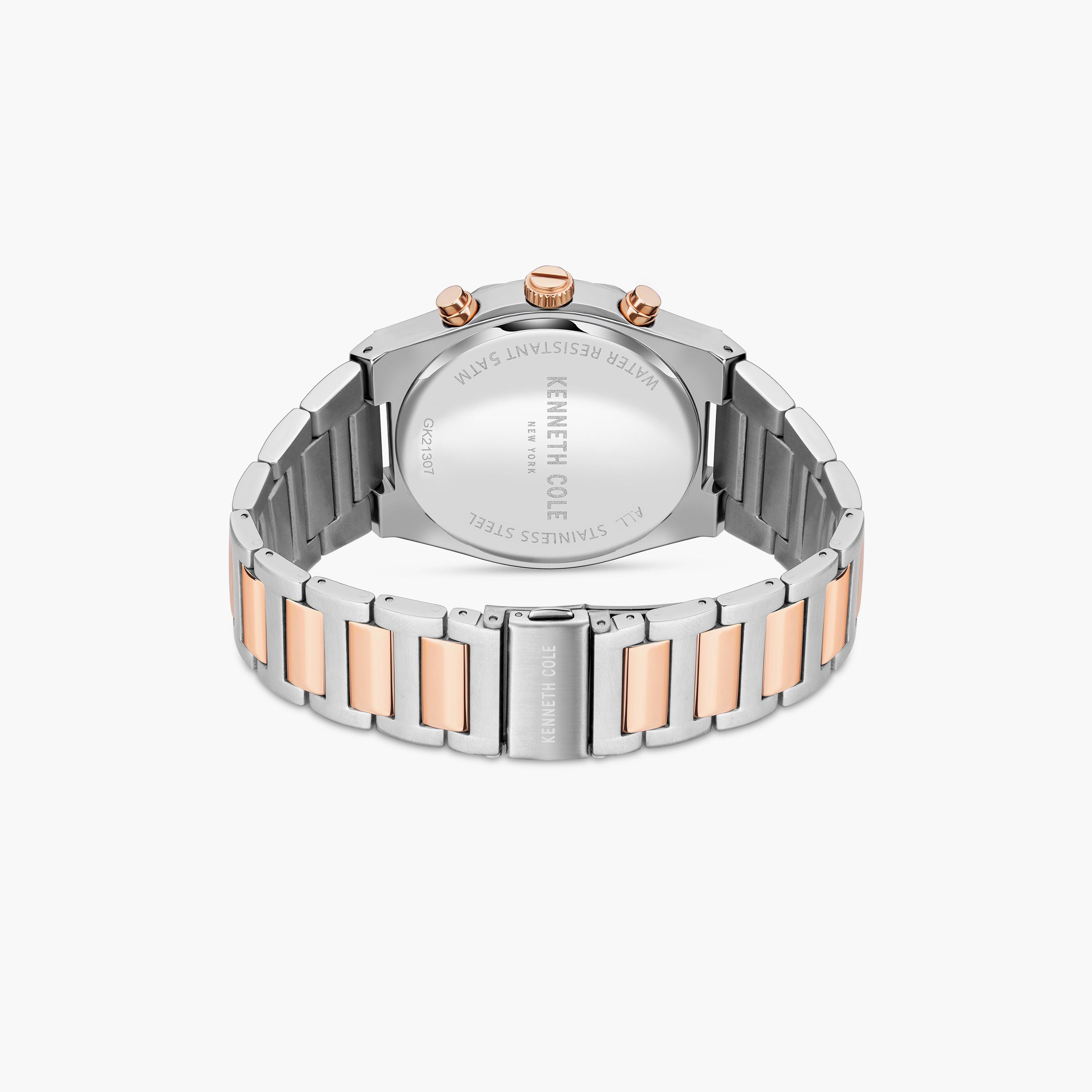 كينيث كول ساعة يد رجالية كرونوغراف ستانلس ستيل ملونة | KCWGK2130703-men-watchesandjewellery-watches-image-3