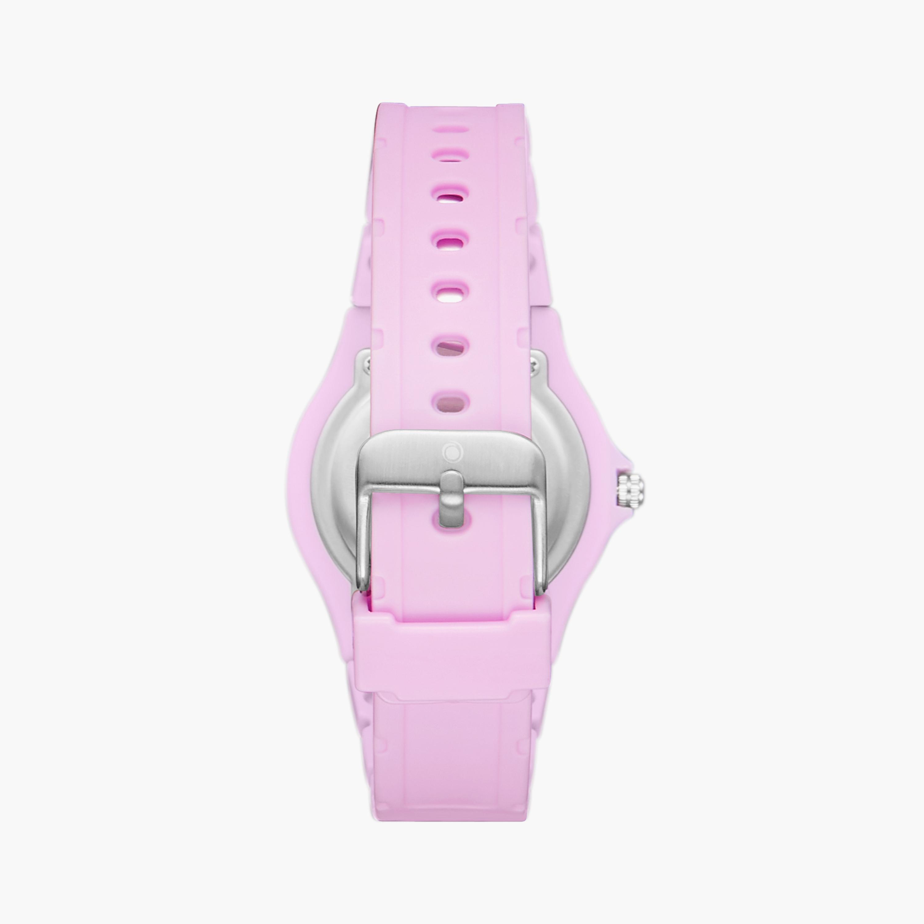 استرو ساعة يد تناظرية للأطفال سيليكون زهري A23826-PPVW-girls-accessories-watches-image-3