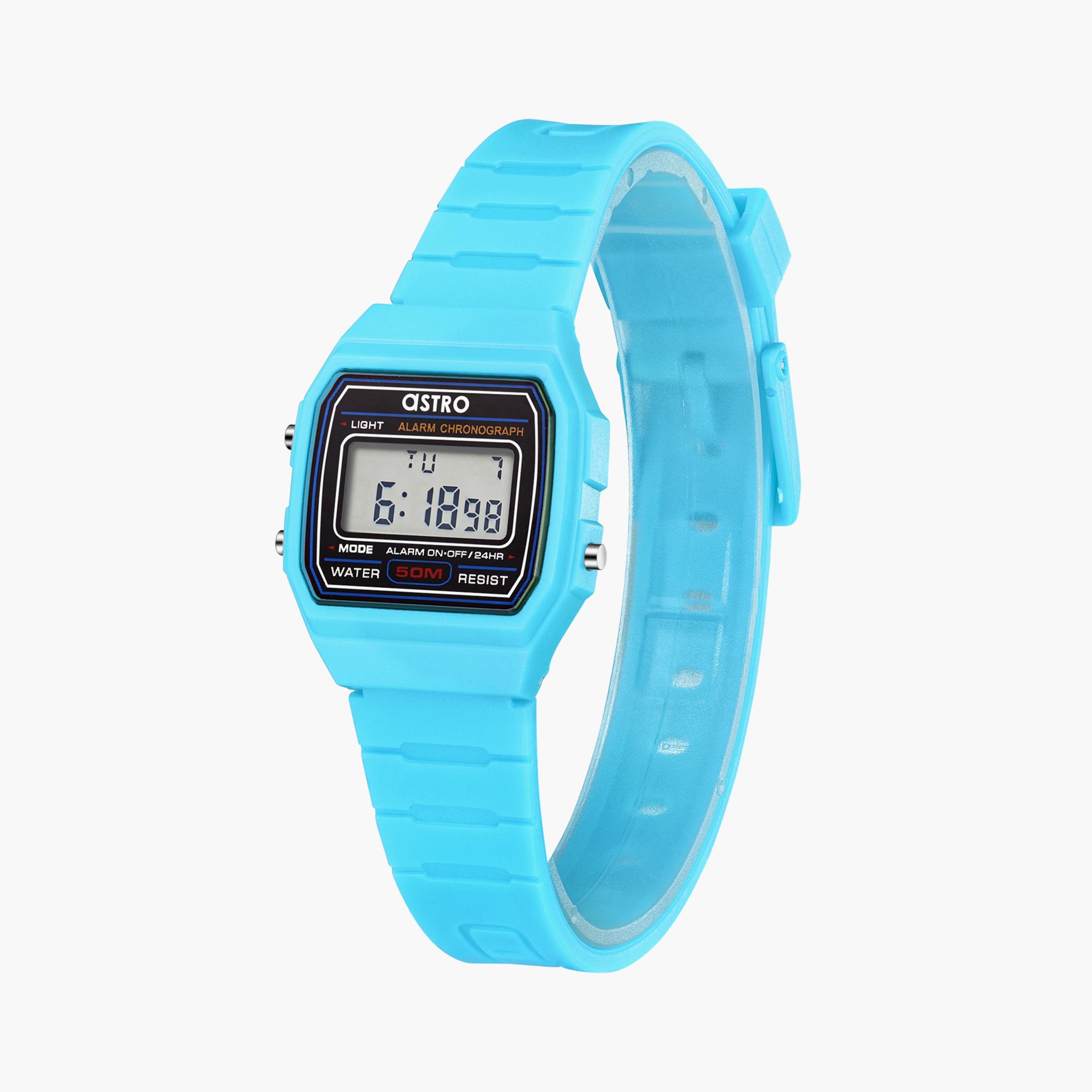 Astro Kids Light Blue Digital Silicone Watch | A23927-PPLB-girls-accessories-watches-image-2
