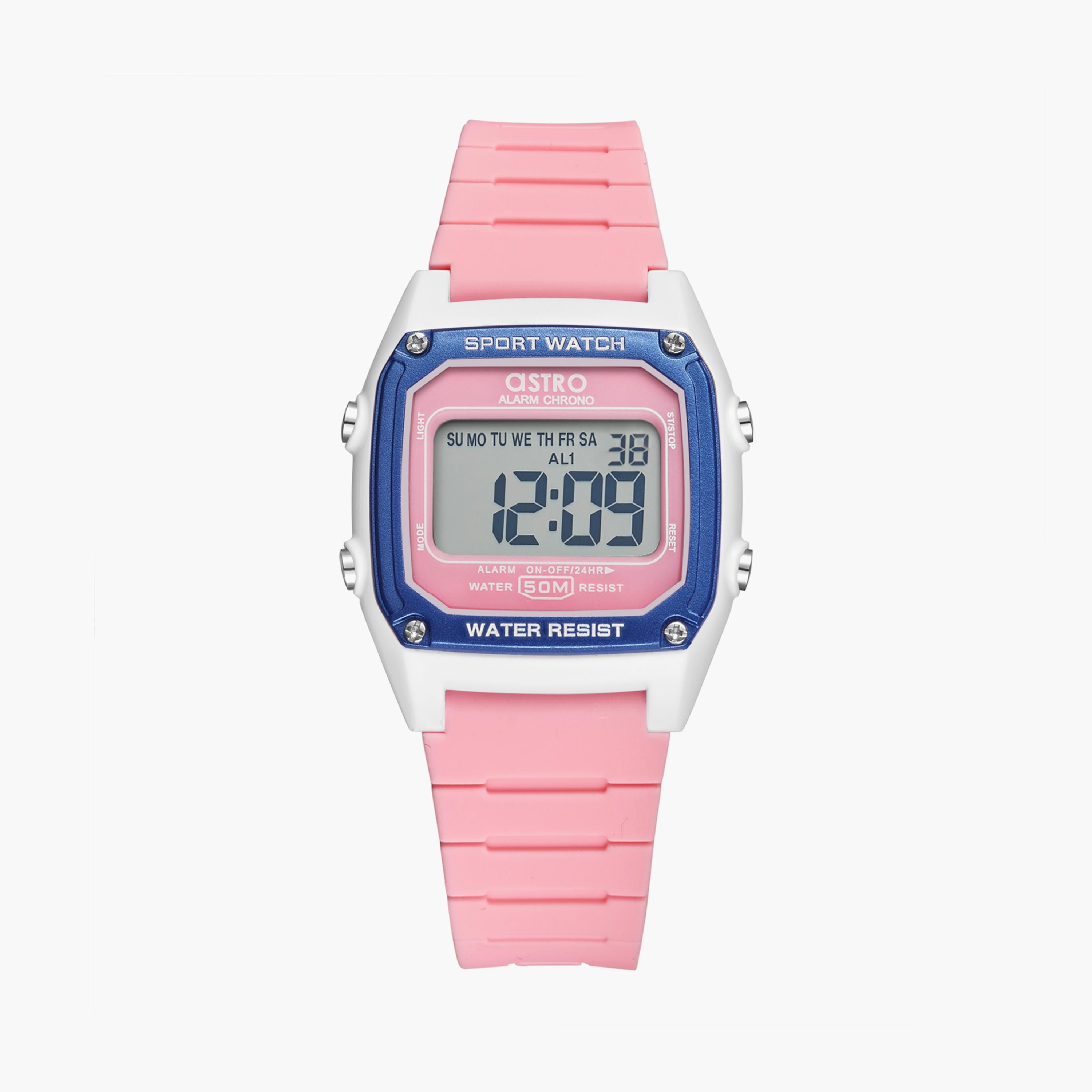 Astro Kids Pink Digital Silicone Watch | A23928-PPPS-girls-accessories-watches-image-1
