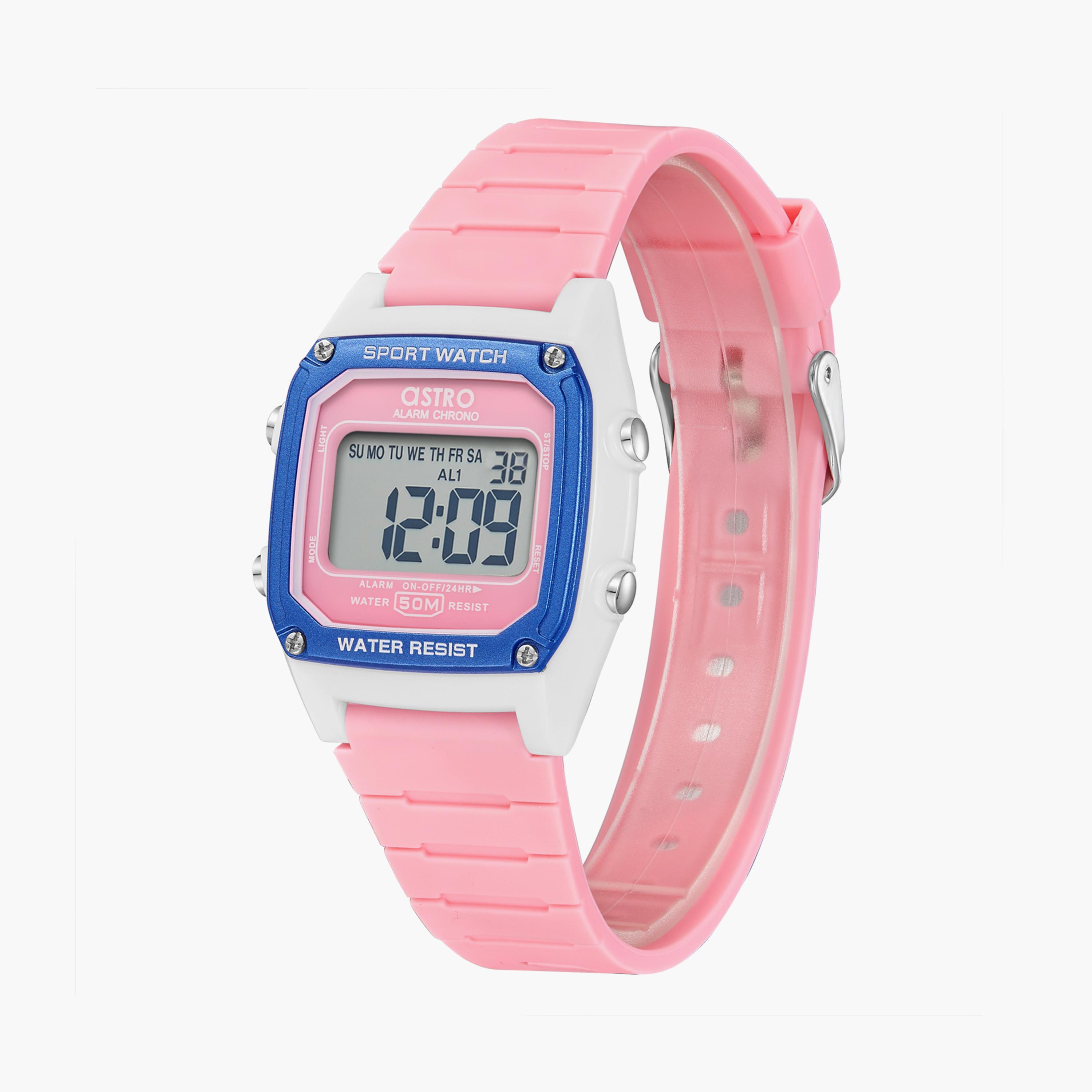 Astro Kids Pink Digital Silicone Watch | A23928-PPPS-girls-accessories-watches-image-2