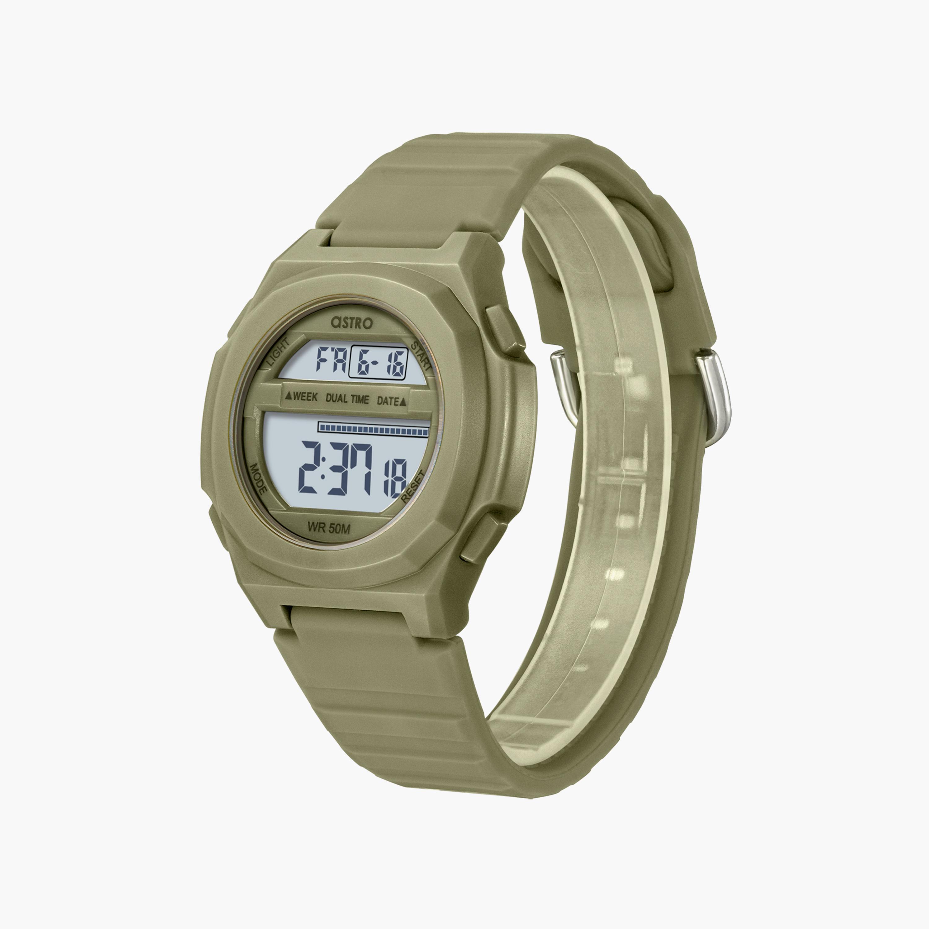 Astro Kids Green Digital Silicone Watch | A23930-PPHH-girls-accessories-watches-image-2