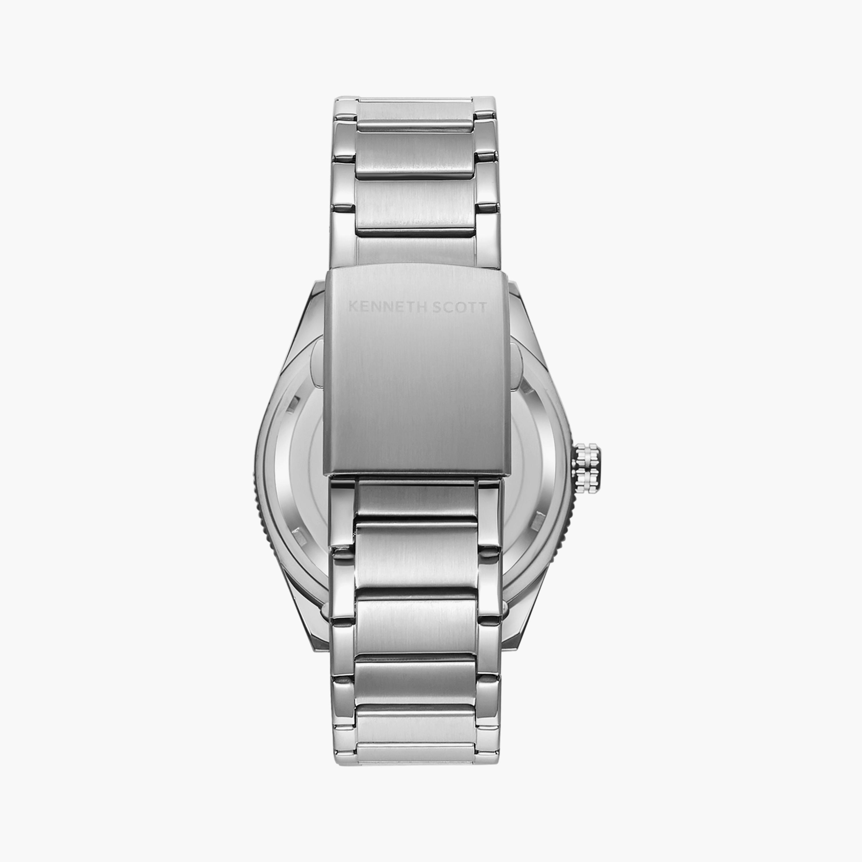 كينيث سكوت ساعة يد رجالية تناظرية حركة كوارتز يابانية ستانلس ستيل فضي K23028-SBSB-men-watchesandjewellery-watches-image-3