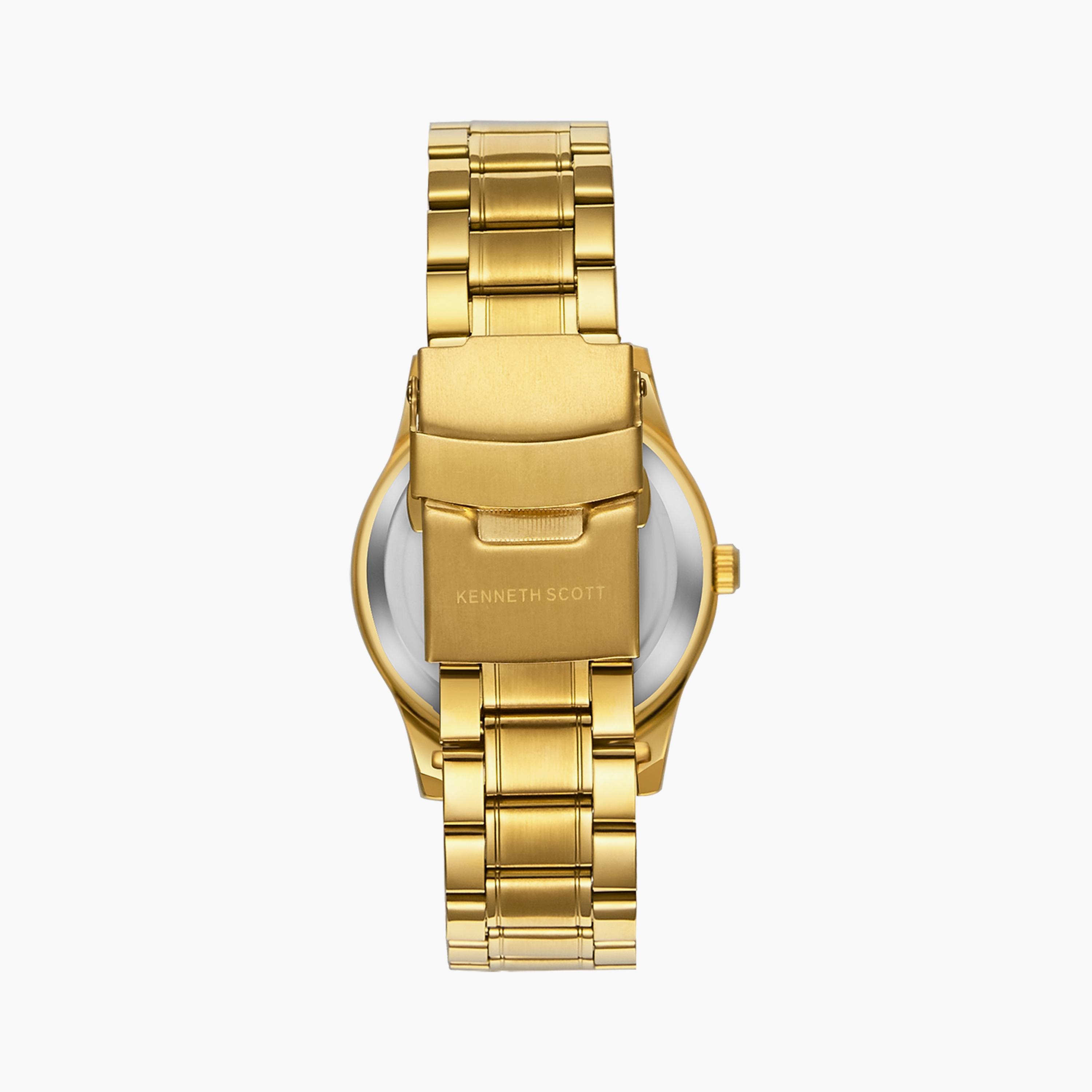 كينيث سكوت ساعة يد تناظرية حركة كوارتز يابانية معدن ذهبي K23029-GBGC-girls-accessories-watches-image-3