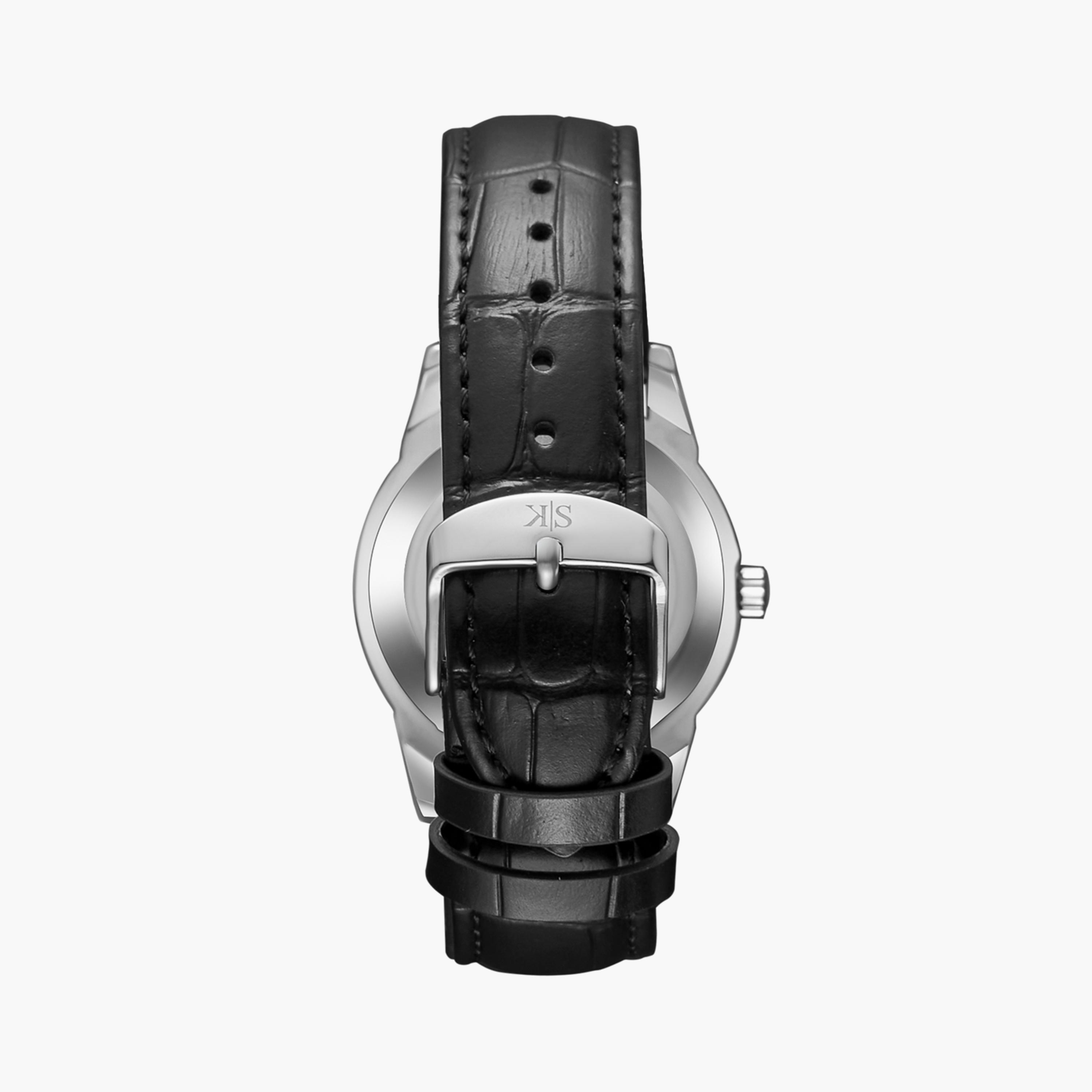 كينيث سكوت ساعة يد رجالية تناظرية حركة كوارتز يابانية جلد أسود K23030-SLBW-men-watchesandjewellery-watches-image-3