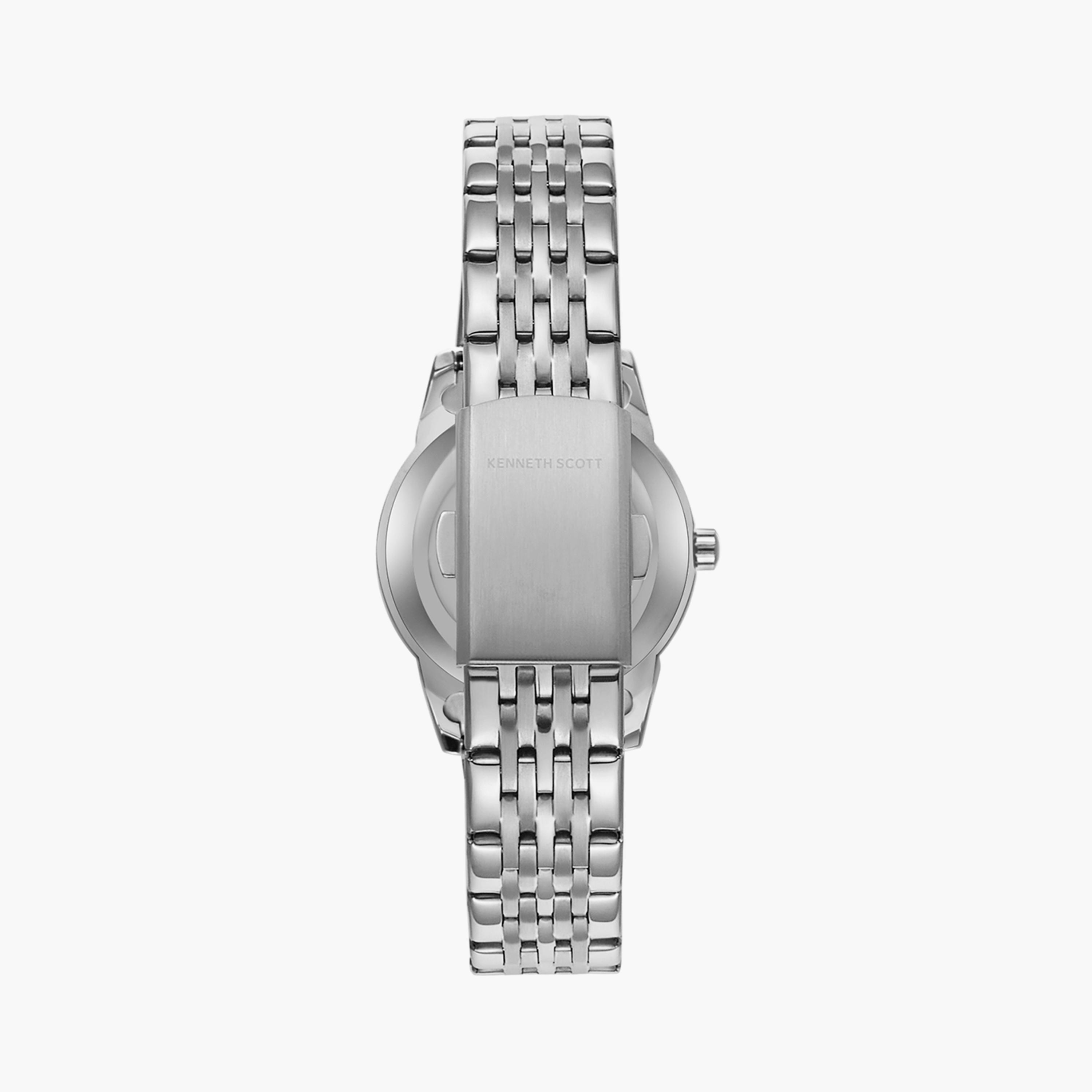 ساعة يد تناظرية فضية وذهبية بسوار ستانلس ستيل للنساء من أوماكس - 00JSS026N001-women-watchesandjewellery-watches-image-3