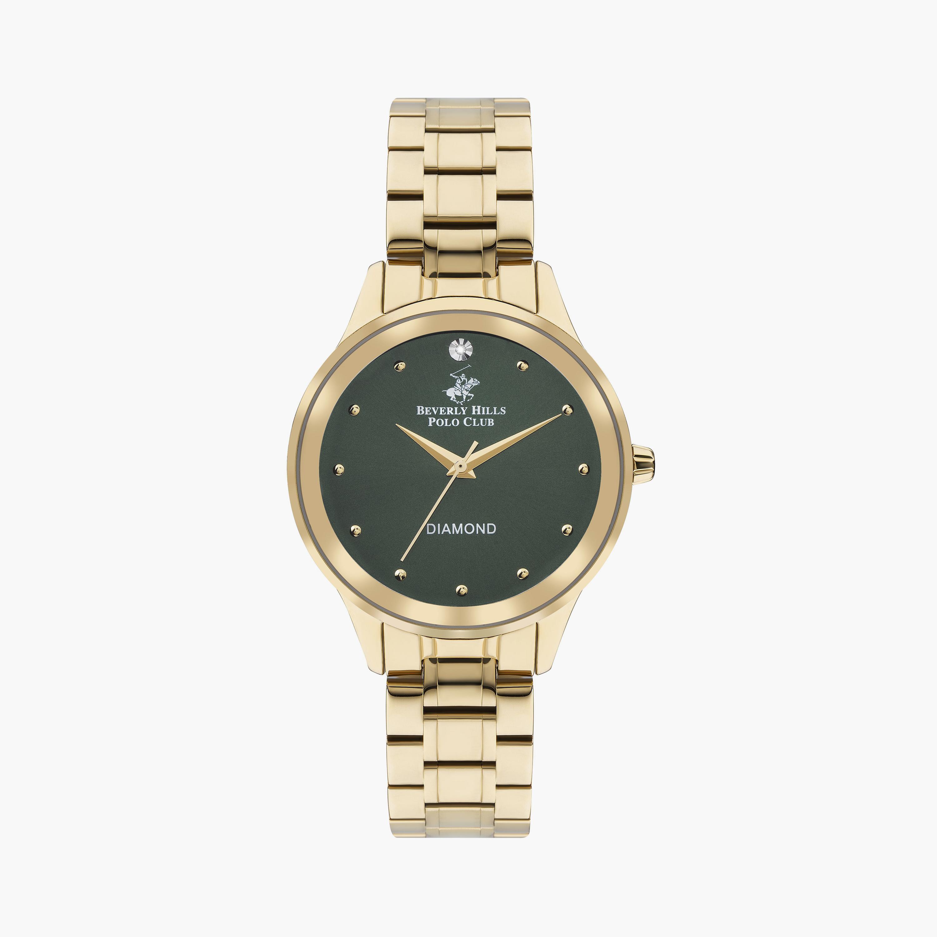 بيفرلي هيلز بولو كلوب ساعة يد نسائية تناظرية معدن ذهبي BP3505X.170-women-watchesandjewellery-watches-image-1