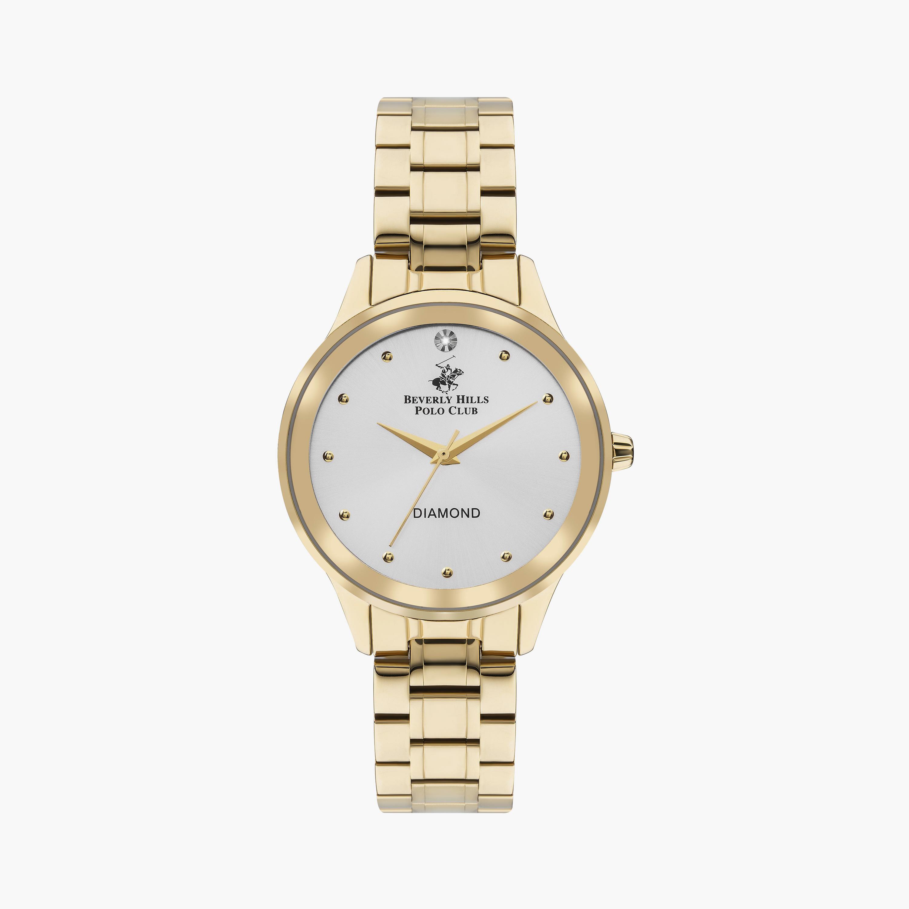 بيفرلي هيلز بولو كلوب ساعة يد نسائية تناظرية معدن ذهبي BP3505X.130-women-watchesandjewellery-watches-image-1