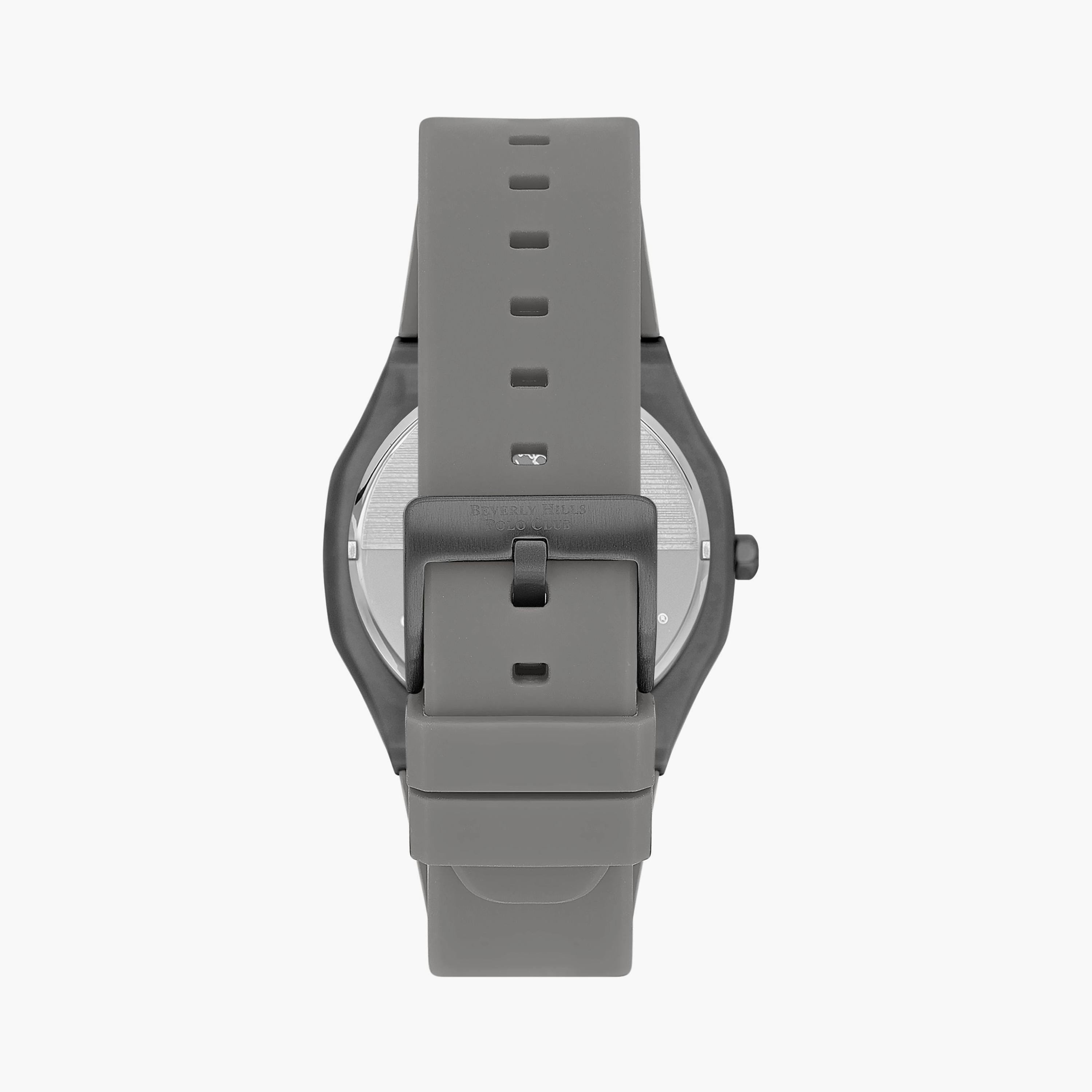 Beverly Hills Polo Club Men's Grey Automatic Silicone Watch | BP3543X.066-men-watchesandjewellery-watches-image-3