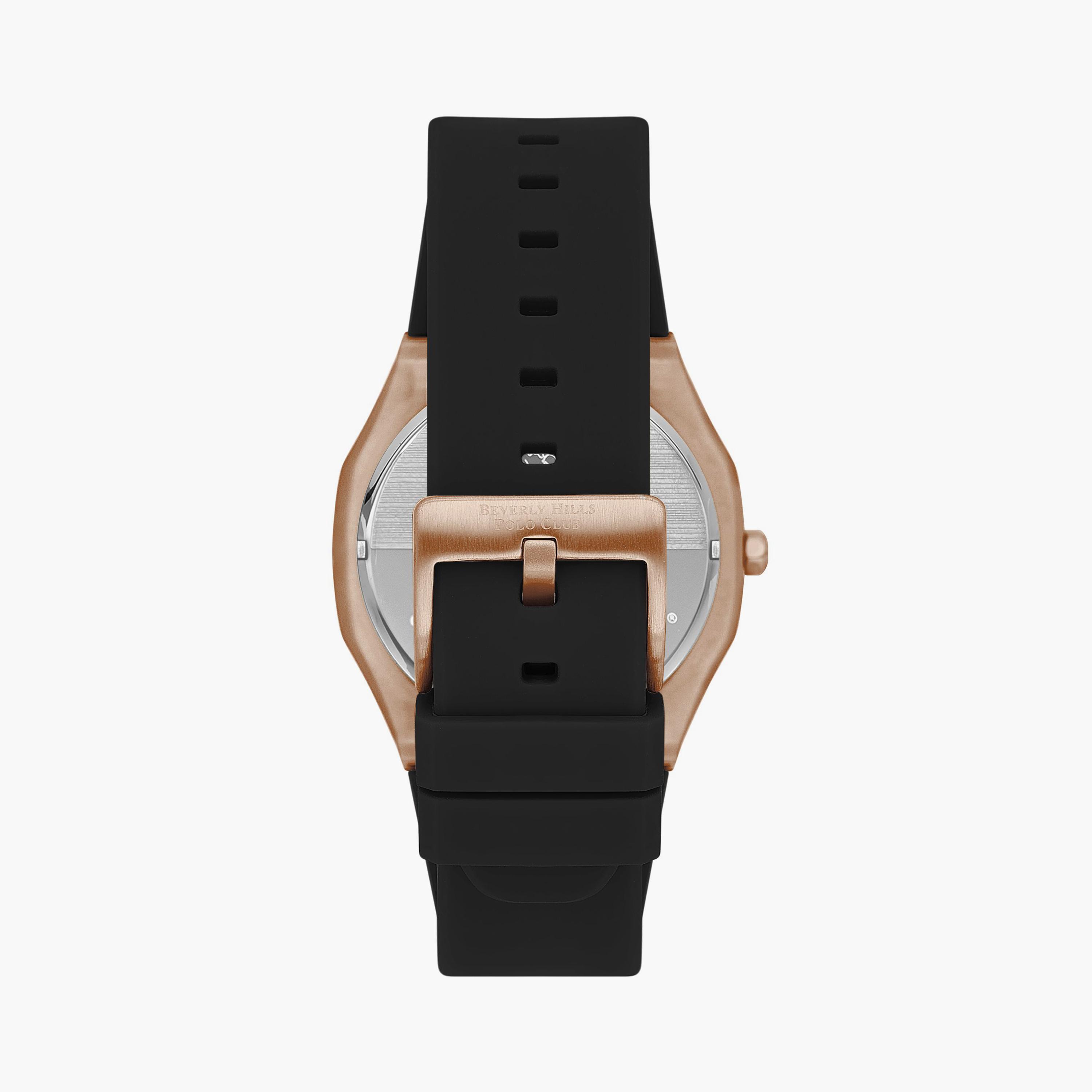 Beverly Hills Polo Club Men's Black Automatic Silicone Watch | BP3543X.451-men-watchesandjewellery-watches-image-3