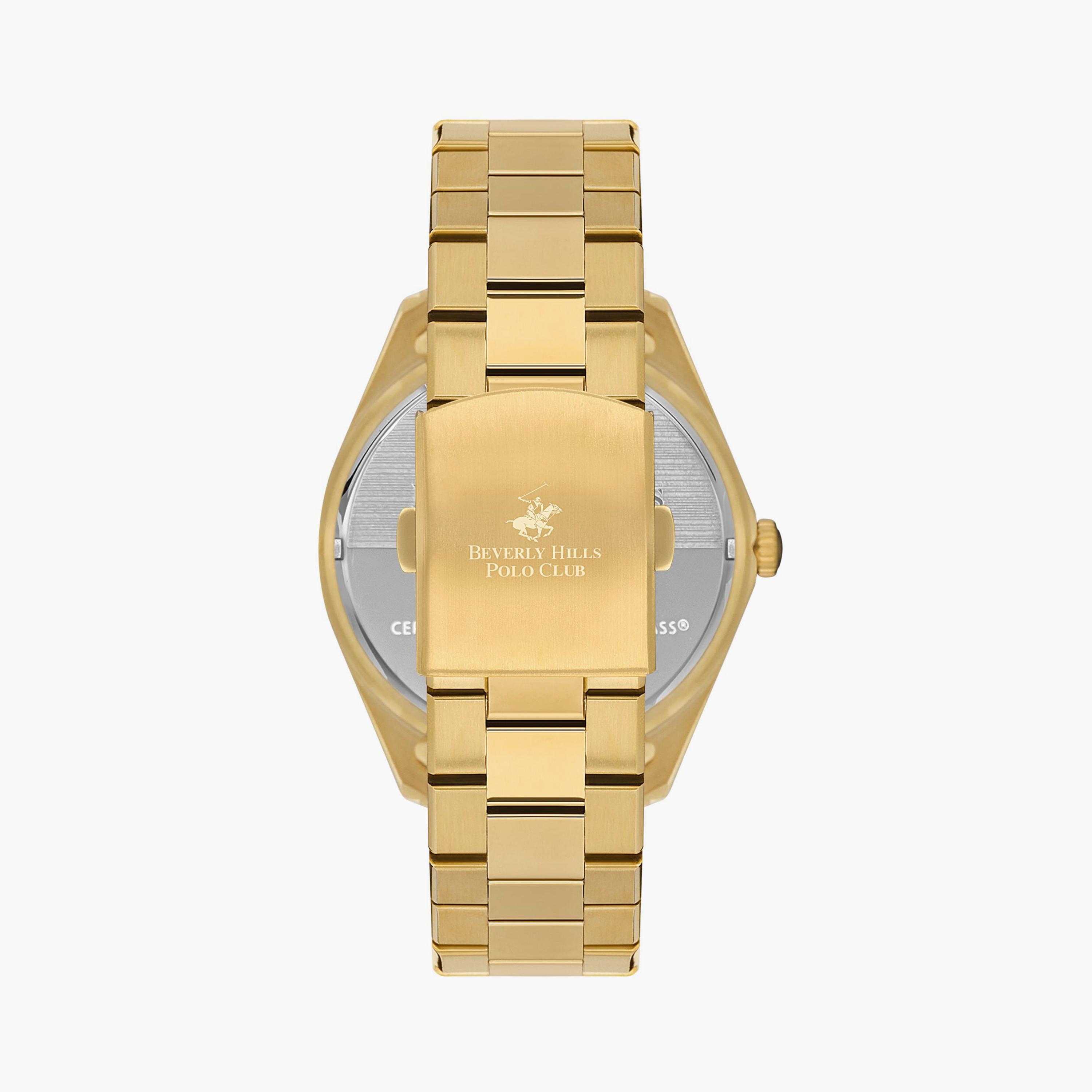 Beverly Hills Polo Club Men's Gold Automatic Metal Watch | BP3576X.170-men-watchesandjewellery-watches-image-3