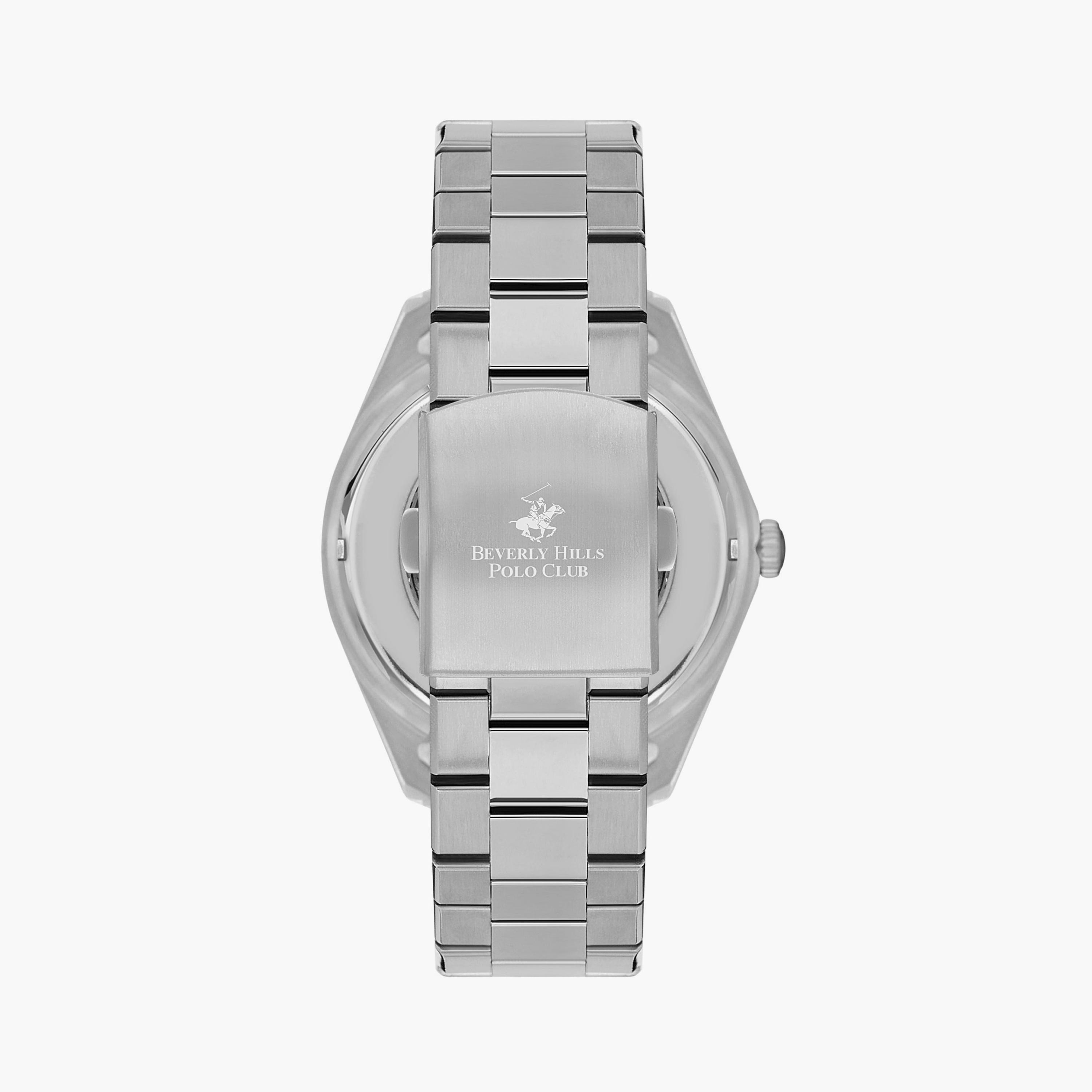 Beverly Hills Polo Club Men's Silver Automatic Metal Watch | BP3576X.390-men-watchesandjewellery-watches-image-3