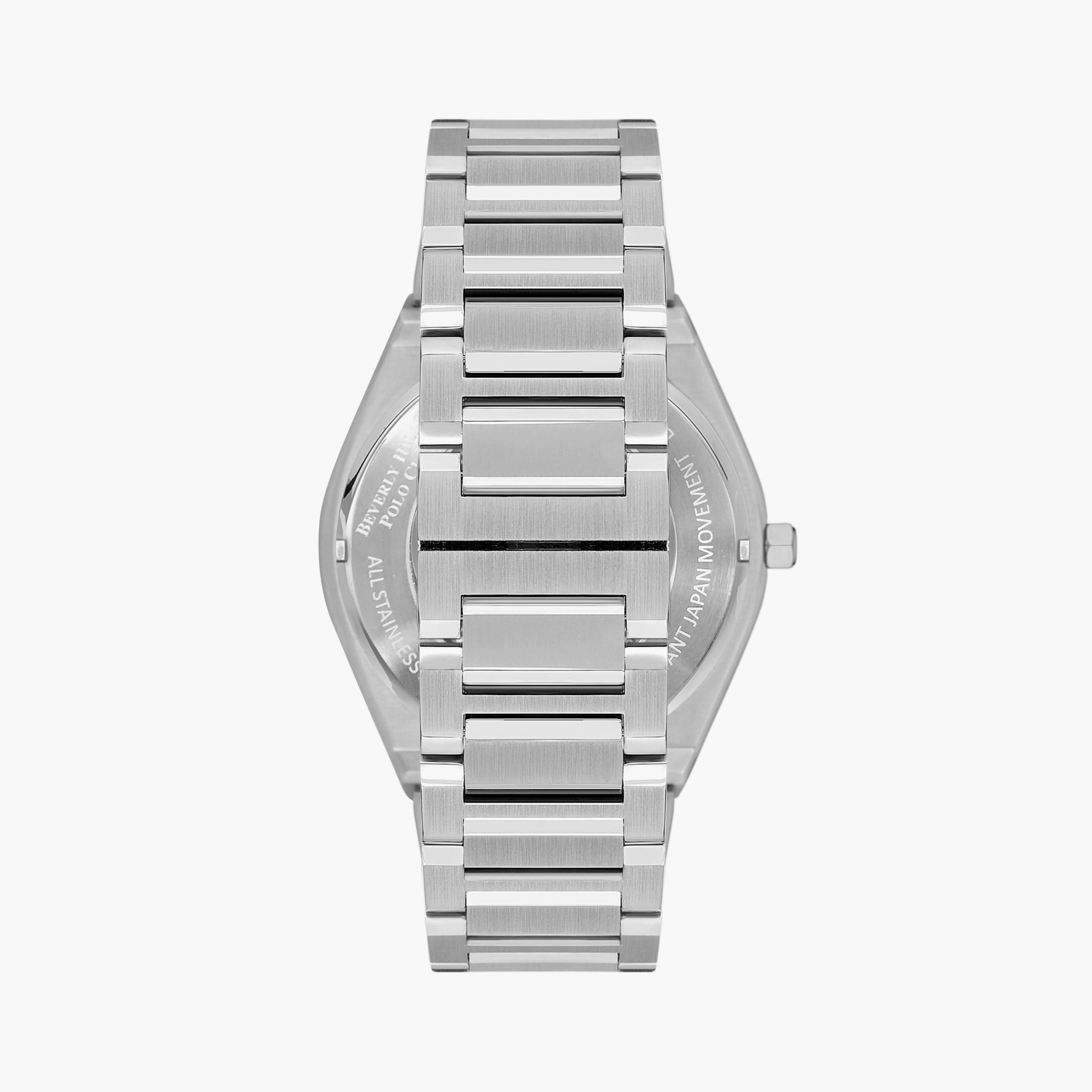 Beverly Hills Polo Club Men's Silver Automatic Metal Watch | BP3574X.350-men-watchesandjewellery-watches-image-3
