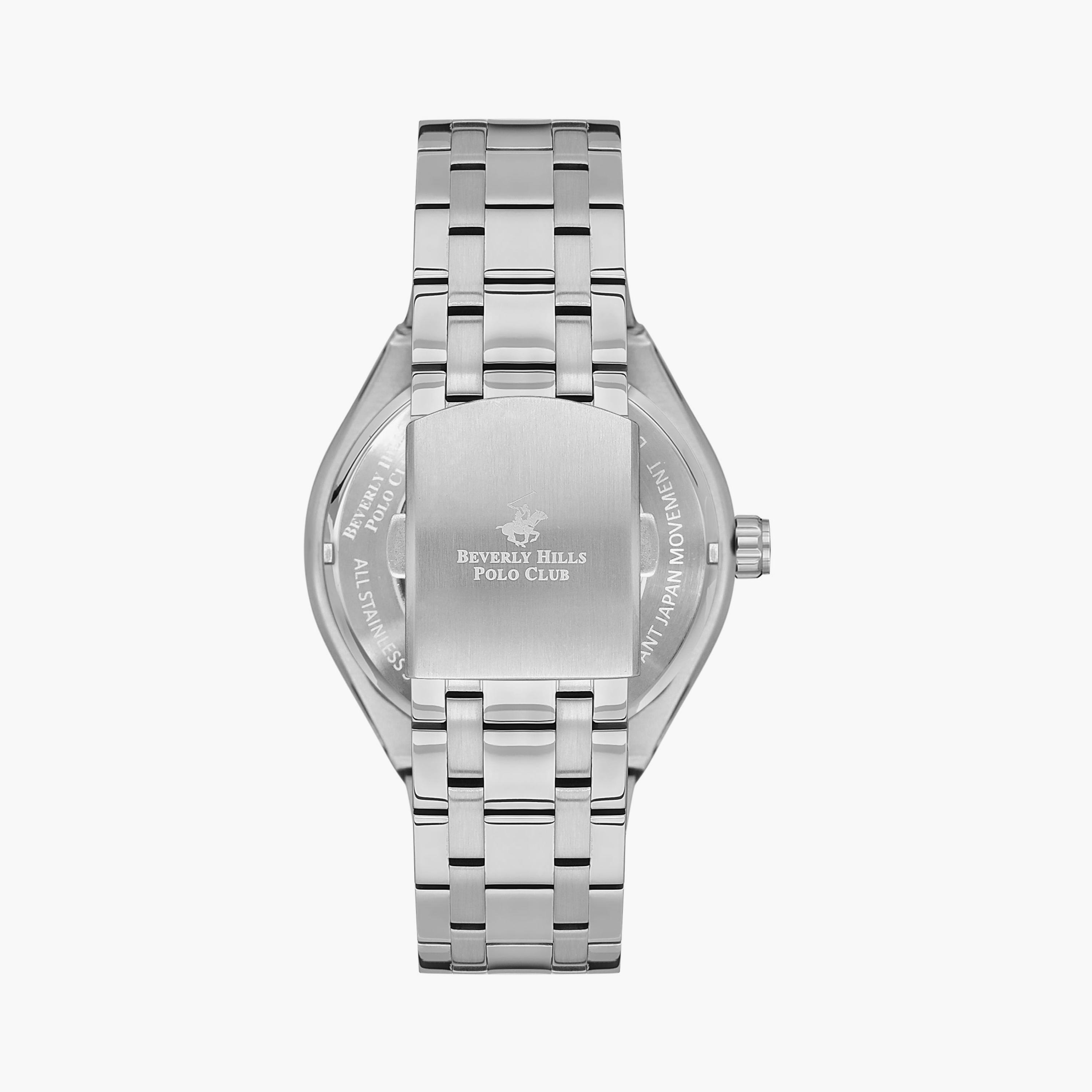 Beverly Hills Polo Club Men's Silver Automatic Metal Watch | BP3575X.350-men-watchesandjewellery-watches-image-3