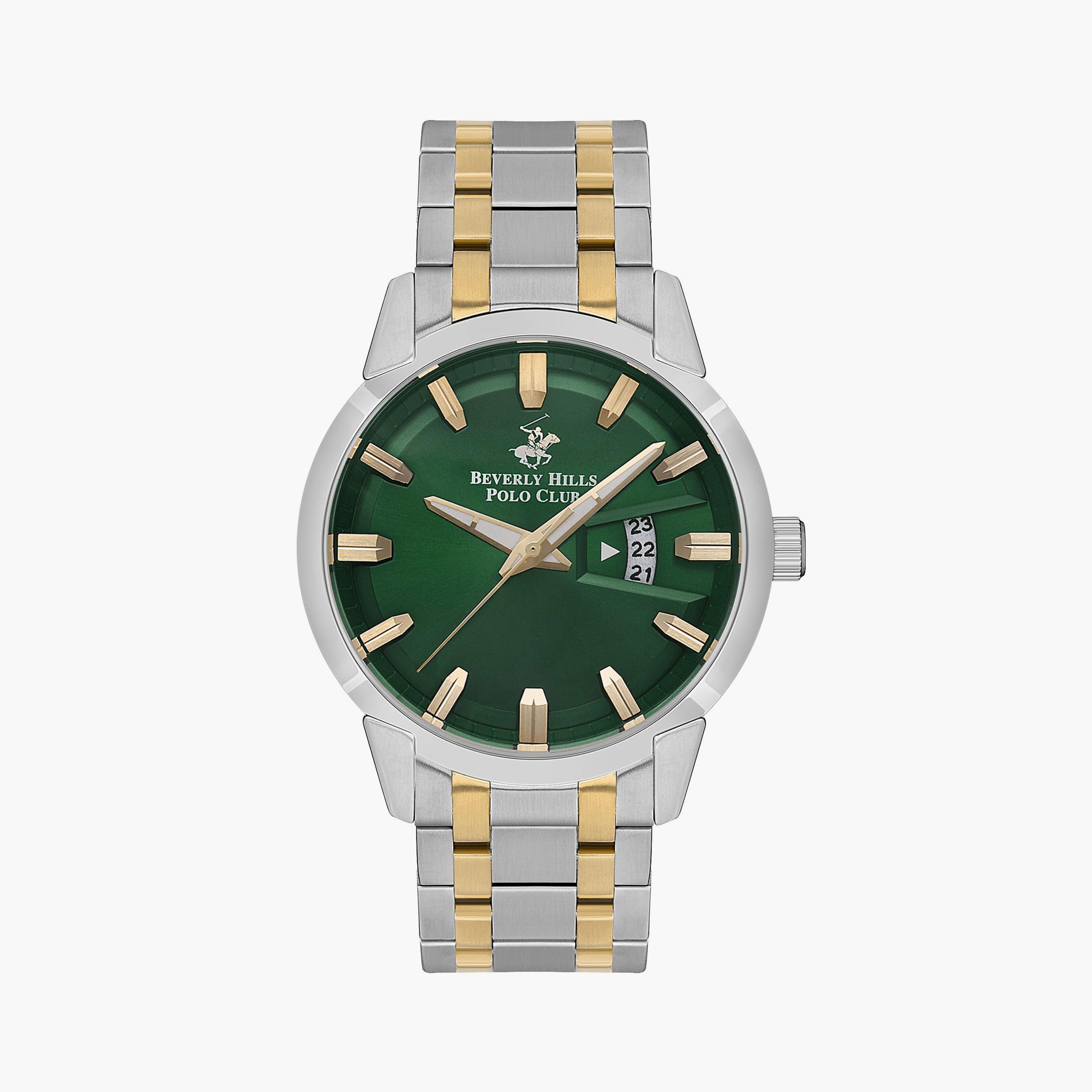 Beverly Hills Polo Club Men's Silver Analog Metal Watch | BP3536X.270-men-watchesandjewellery-watches-image-1
