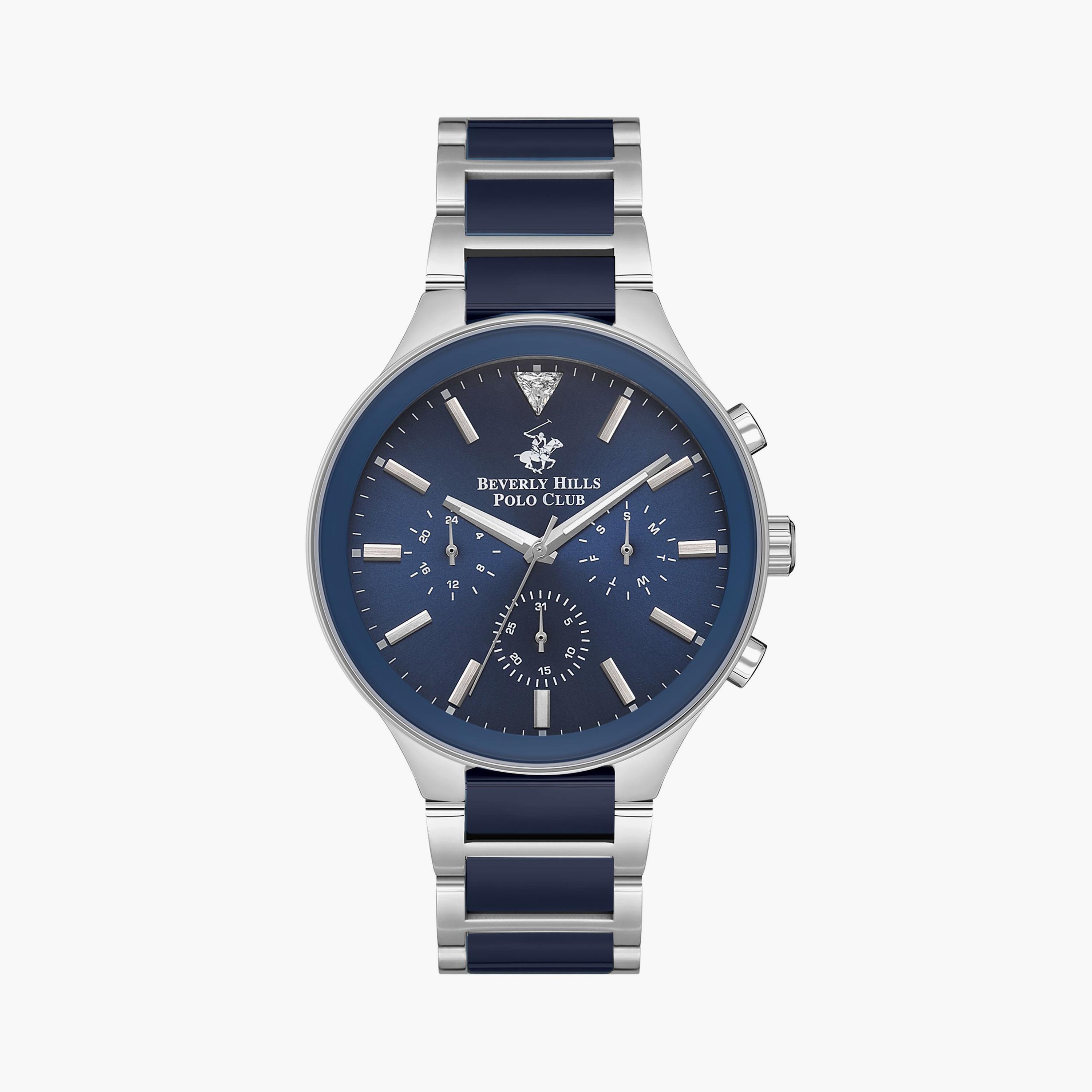 بيفرلي هيلز بولو كلوب ساعة يد رجالية كرونوغراف معدن فضي BP3594X.390-men-watchesandjewellery-watches-image-1