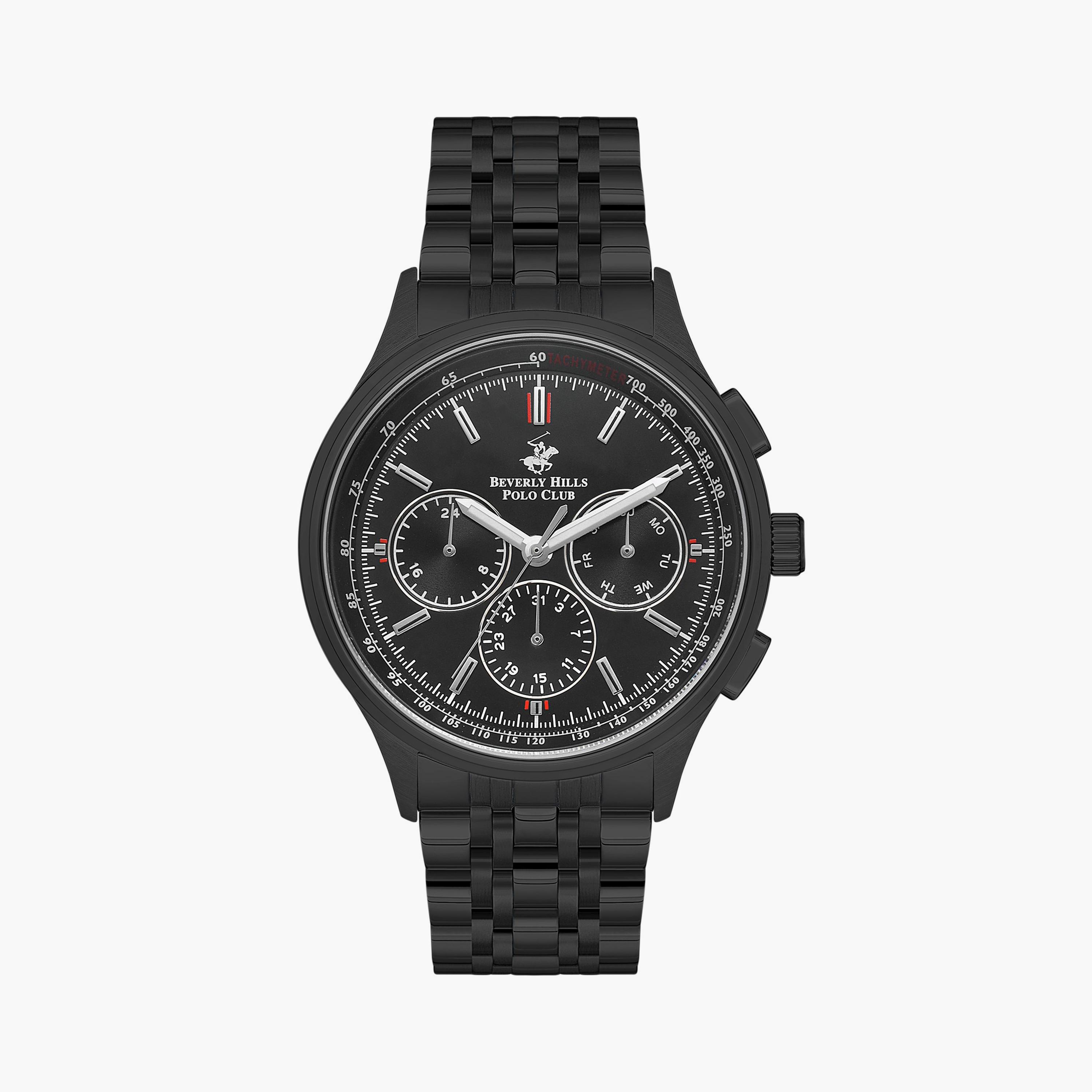 بيفرلي هيلز بولو كلوب ساعة يد رجالية كرونوغراف معدن أسود BP3556X.650-men-watchesandjewellery-watches-image-1