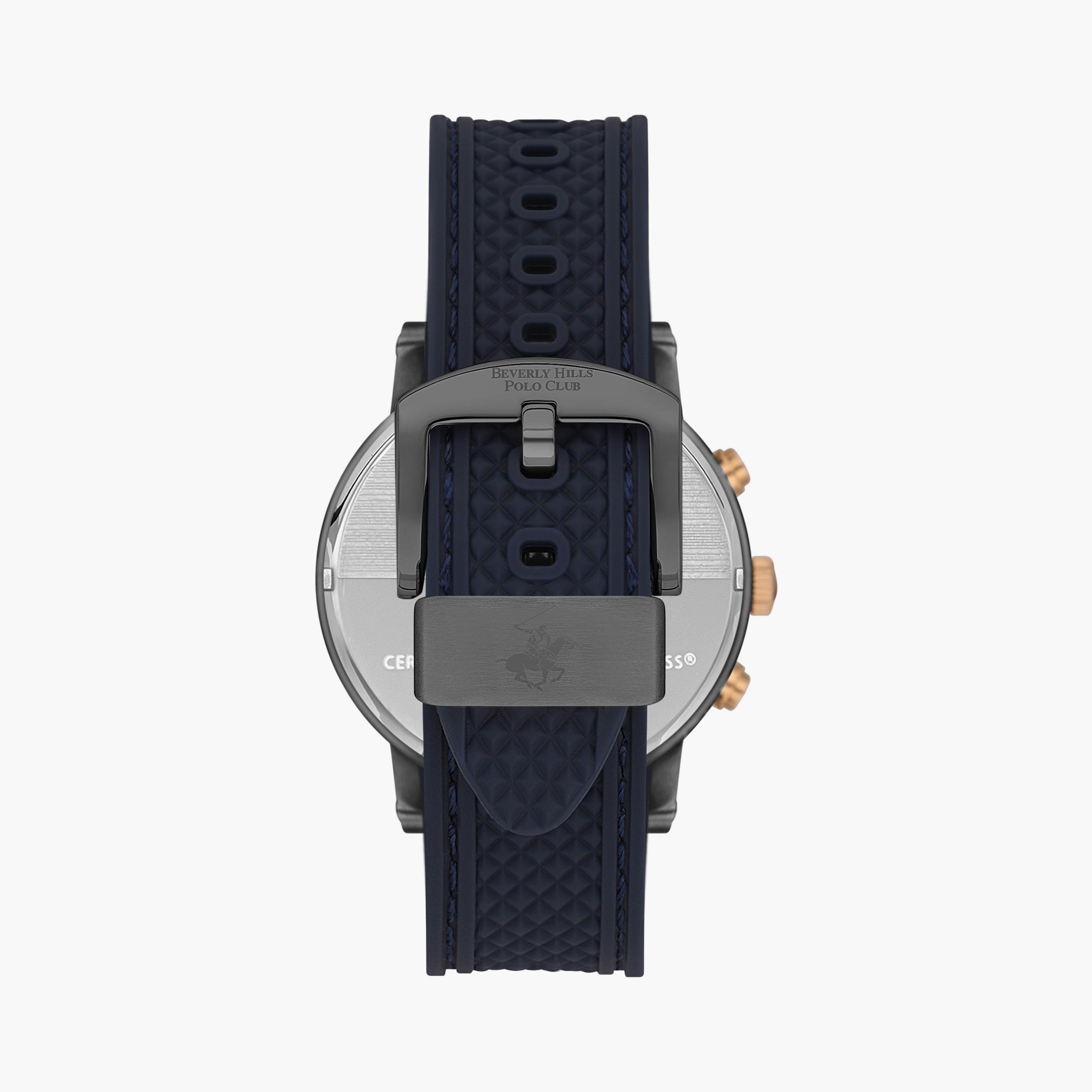 بيفرلي هيلز بولو كلوب ساعة يد رجالية كرونوغراف سيليكون كحلي BP3555X.099-men-watchesandjewellery-watches-image-4