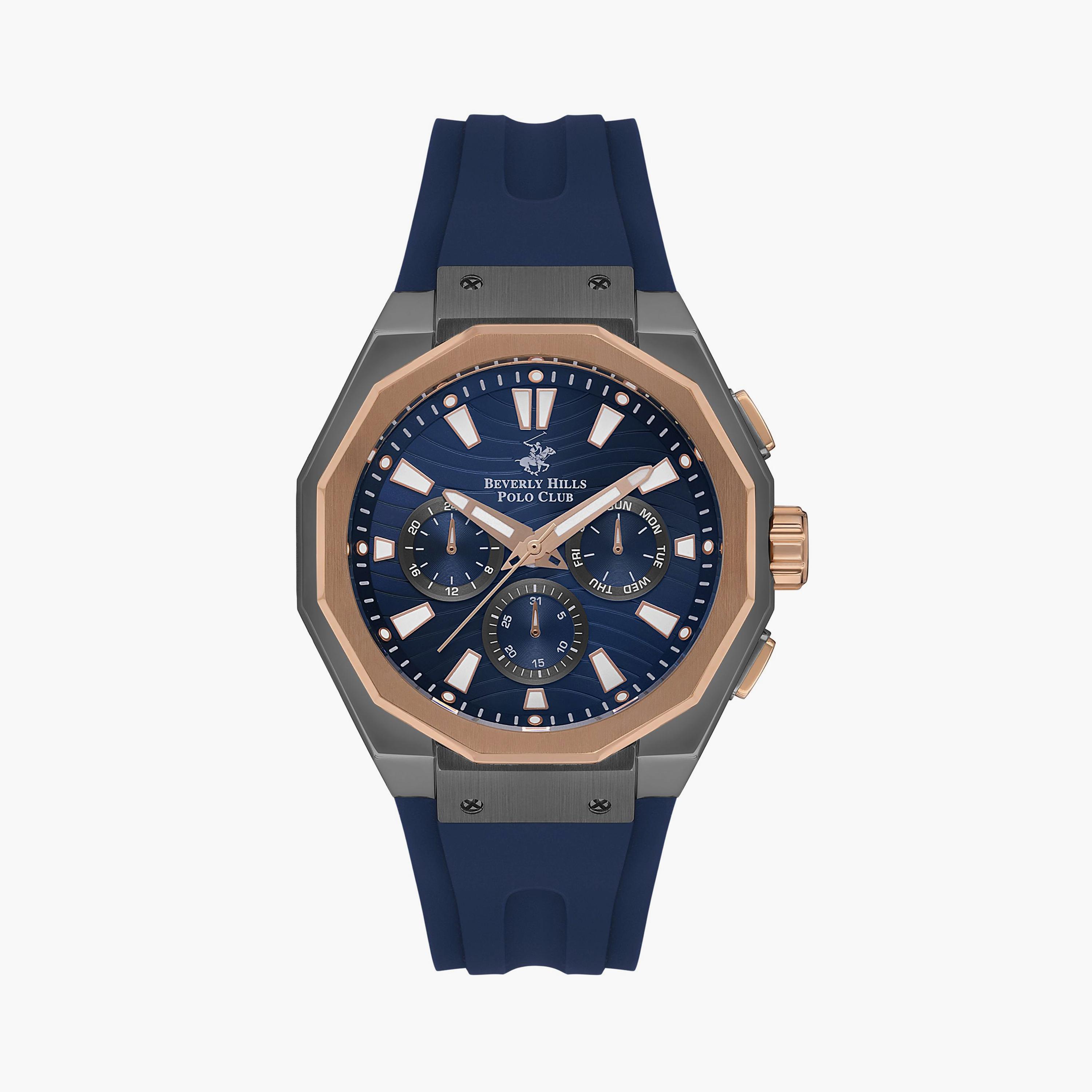 ساعة يد تناظرية فضية وذهبية بسوار ستانلس ستيل للنساء من أوماكس - 00JEC018N001-men-watchesandjewellery-watches-image-1