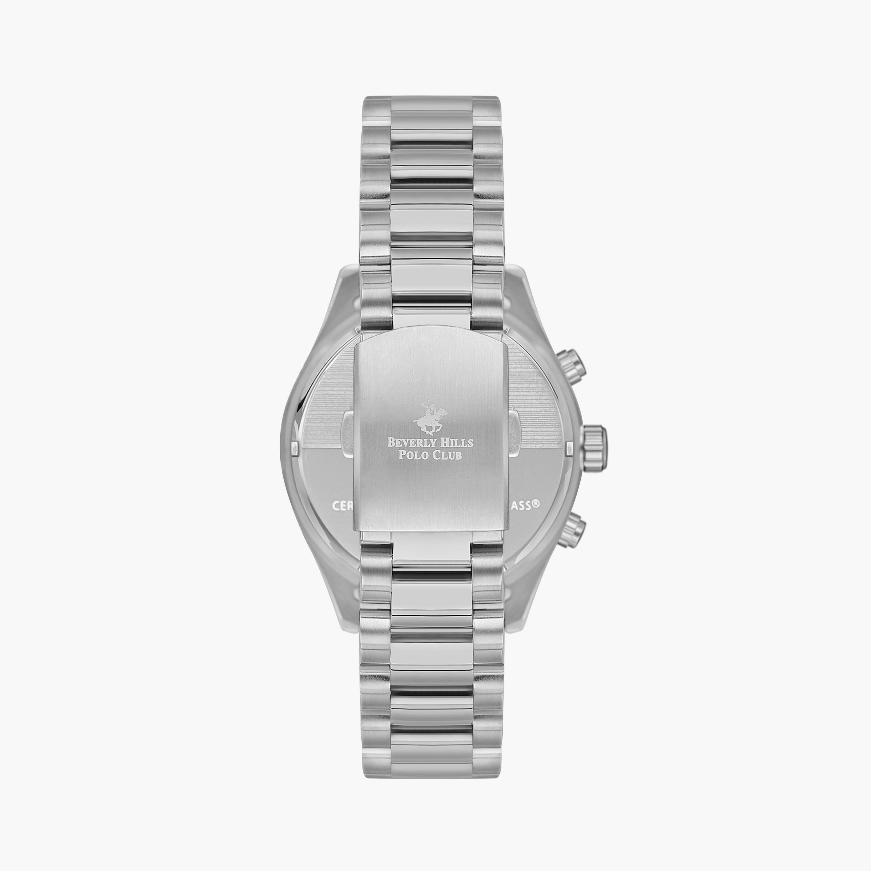 Beverly Hills Polo Club Men's Silver Chronograph Metal Watch | BP3395X.390-men-watchesandjewellery-watches-image-3
