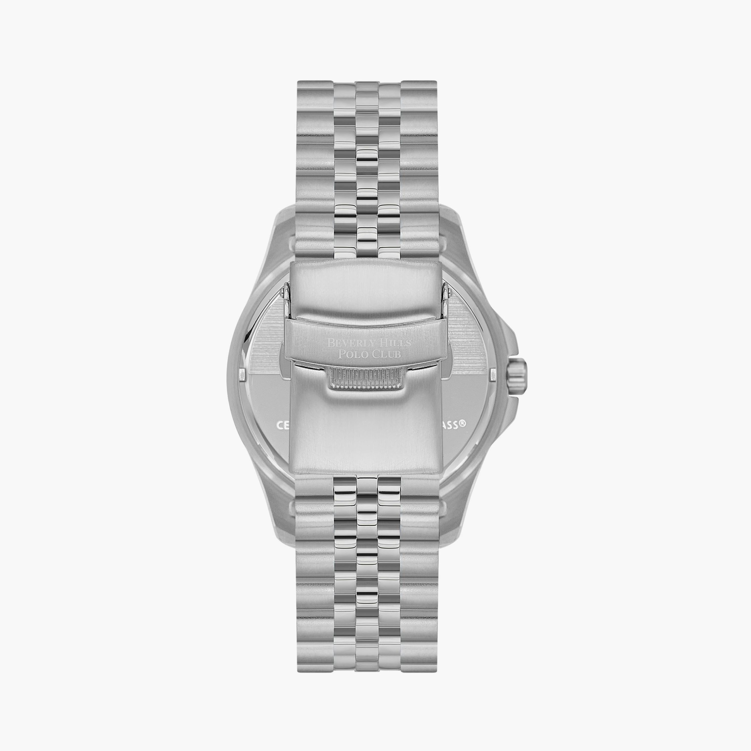 Beverly Hills Polo Club Men's Silver Analog Metal Watch | BP3559X.350-men-watchesandjewellery-watches-image-3