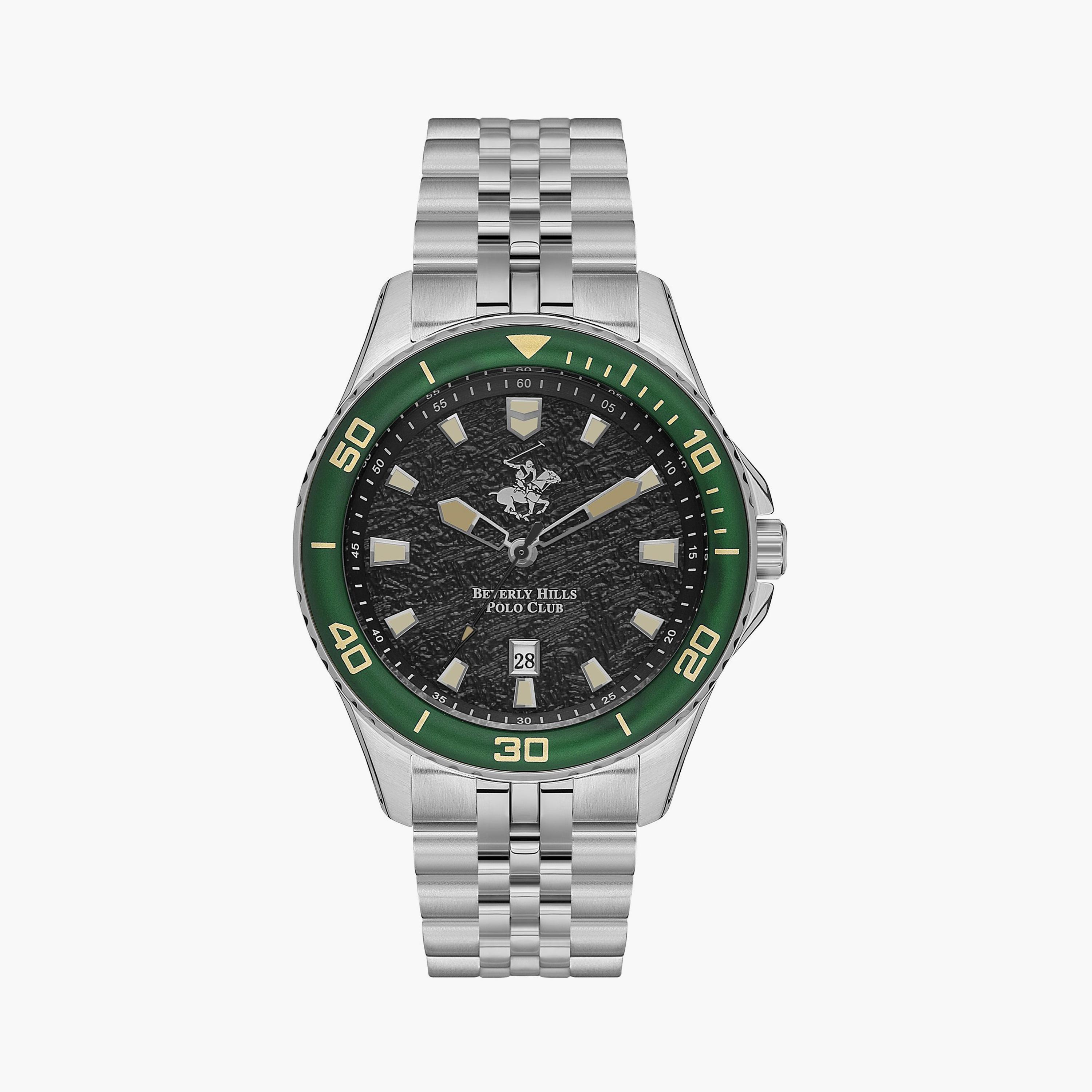 بيفرلي هيلز بولو كلوب ساعة يد رجالية تناظرية معدن فضي BP3559X.360-men-watchesandjewellery-watches-image-1
