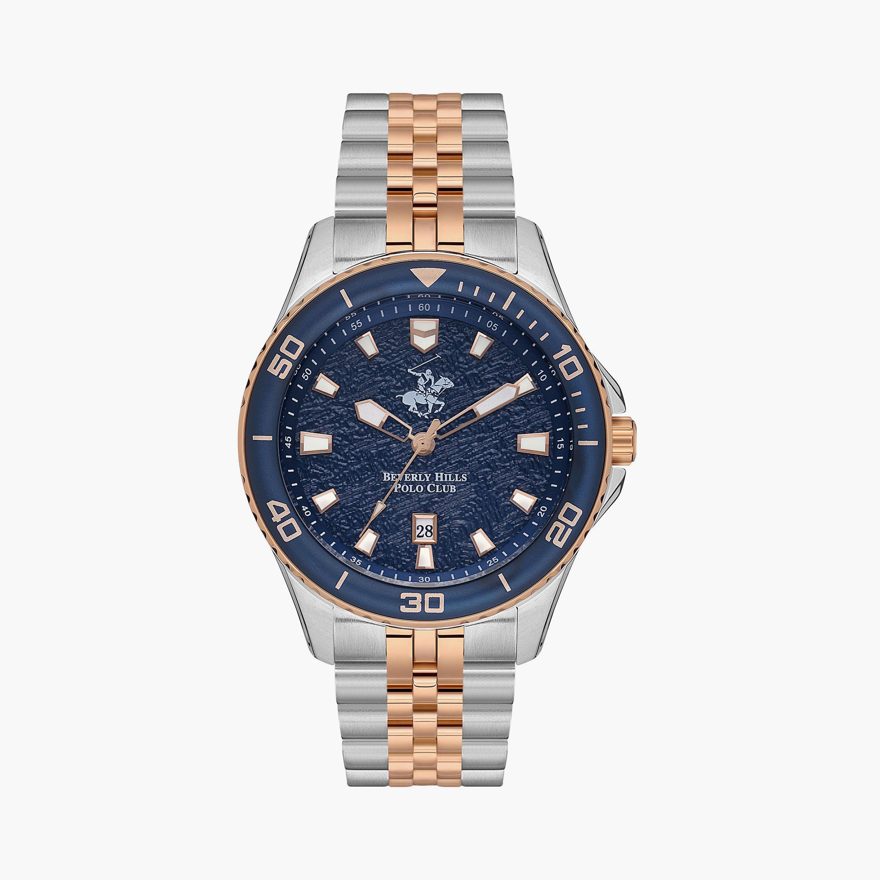 Beverly Hills Polo Club Men's Silver Analog Metal Watch | BP3559X.590-men-watchesandjewellery-watches-image-1