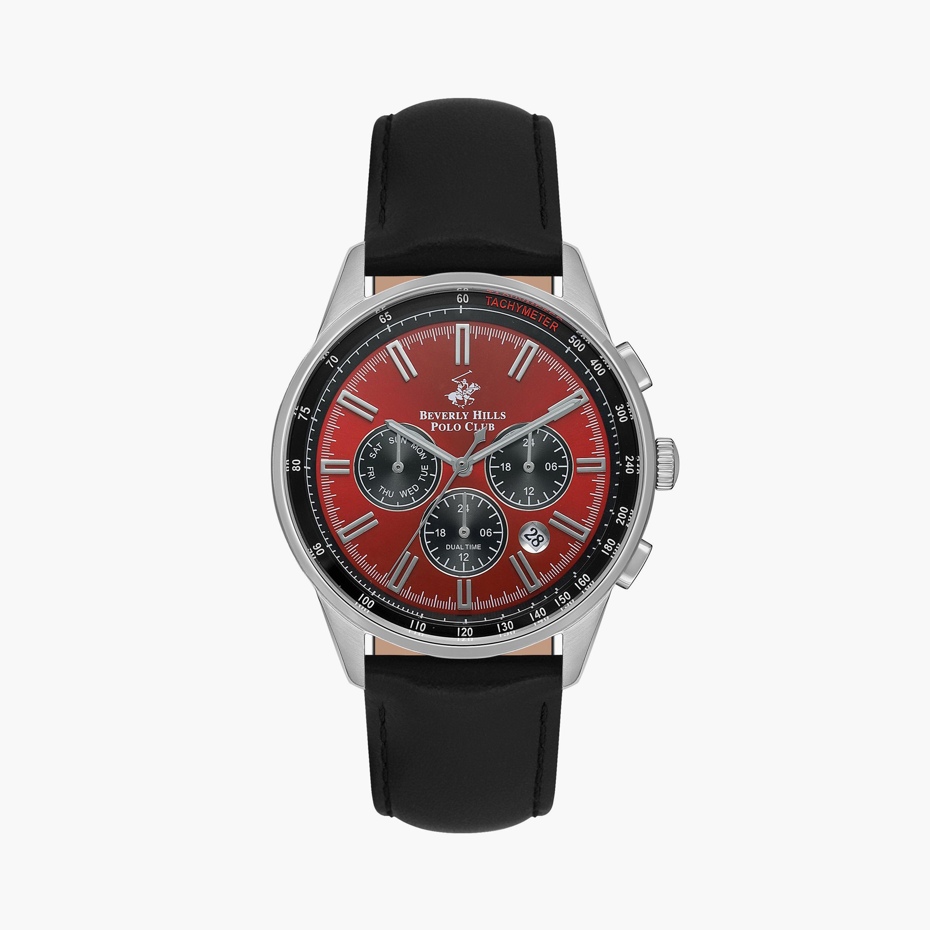 ساعة يد تناظرية فضية وذهبية بسوار ستانلس ستيل للرجال من أوماكس - 00HBC283N00D-men-watchesandjewellery-watches-image-1