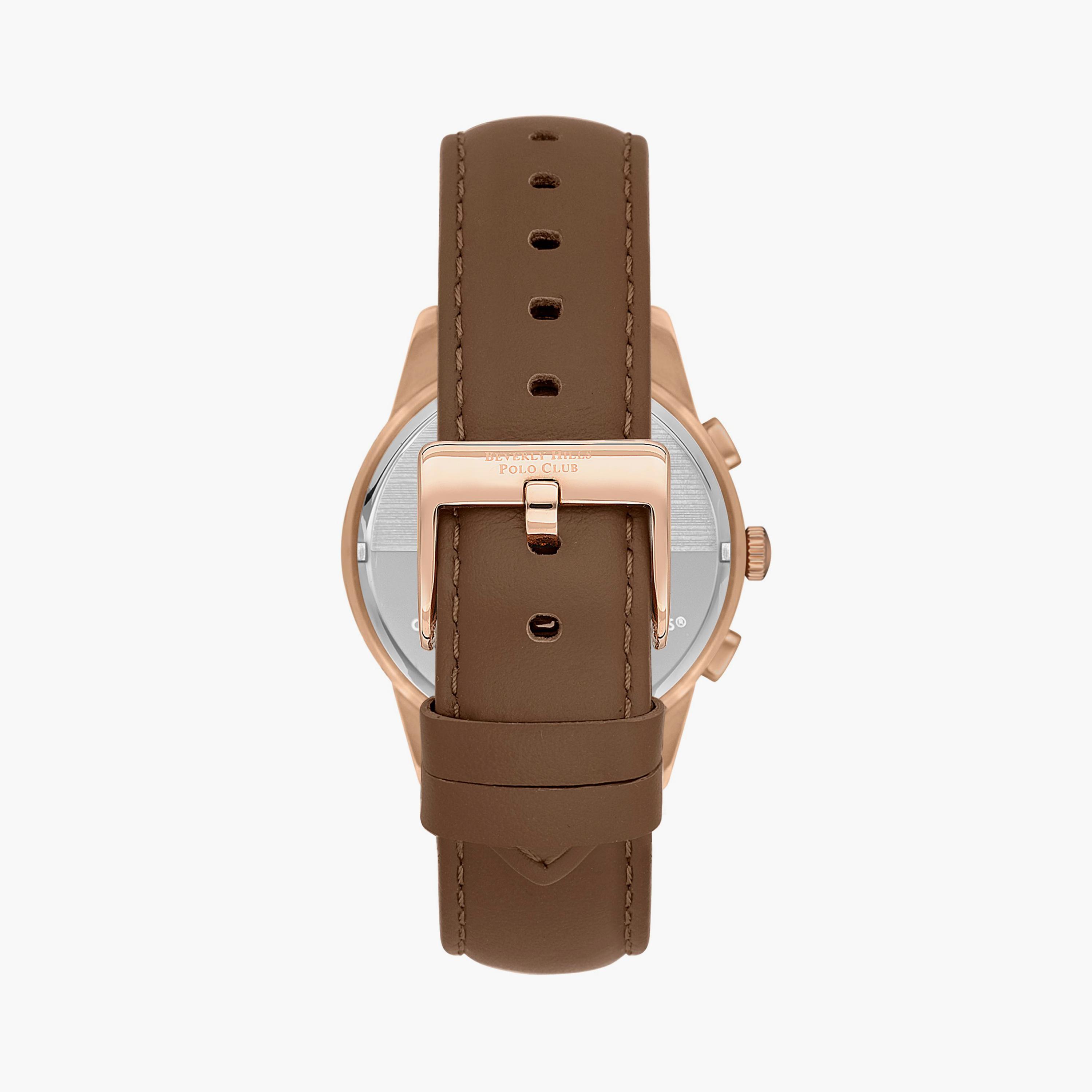 بيفرلي هيلز بولو كلوب ساعة يد رجالية كرونوغراف جلد بني BP3550X.432-men-watchesandjewellery-watches-image-3