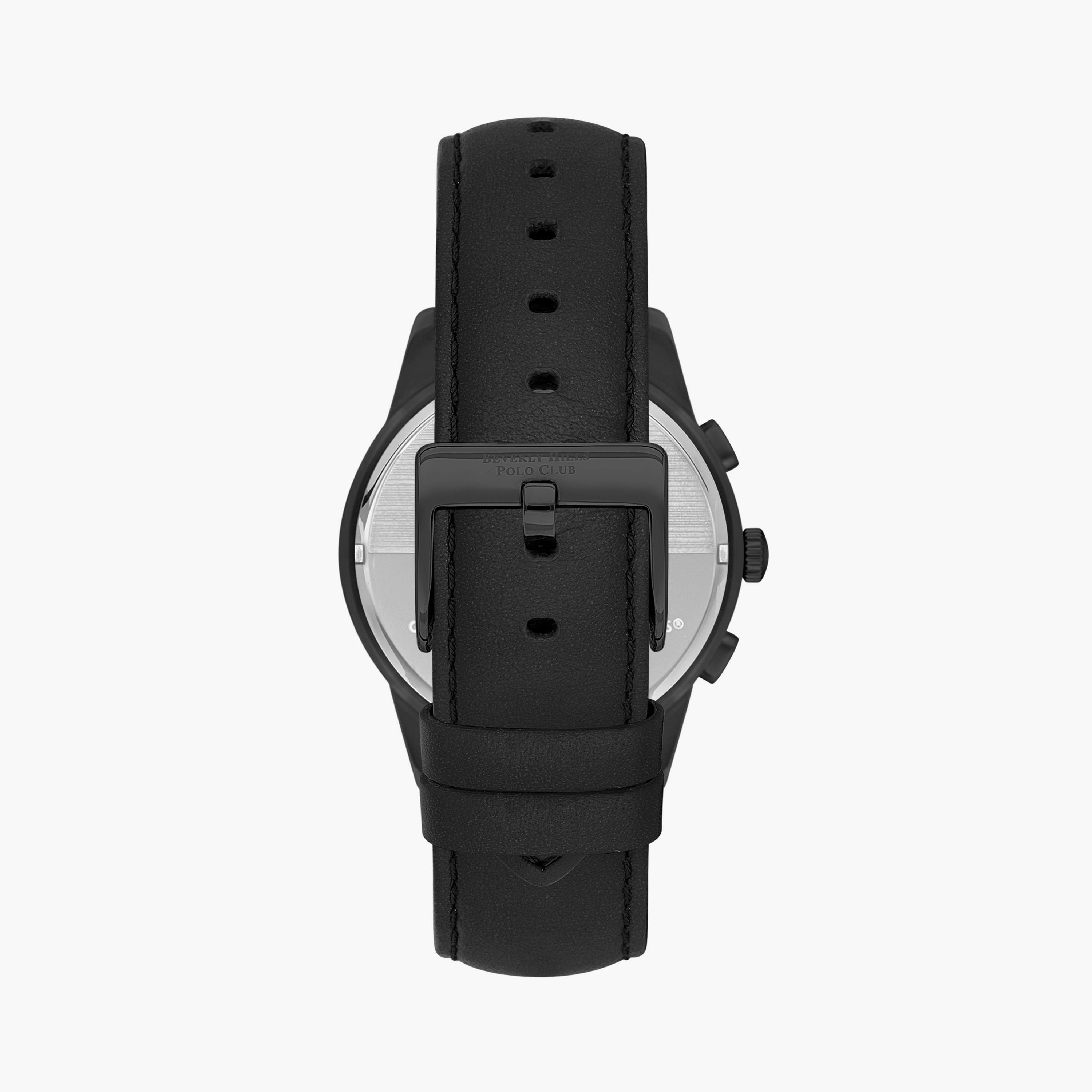 بيفرلي هيلز بولو كلوب ساعة يد رجالية كرونوغراف جلد أسود BP3550X.801-men-watchesandjewellery-watches-image-3