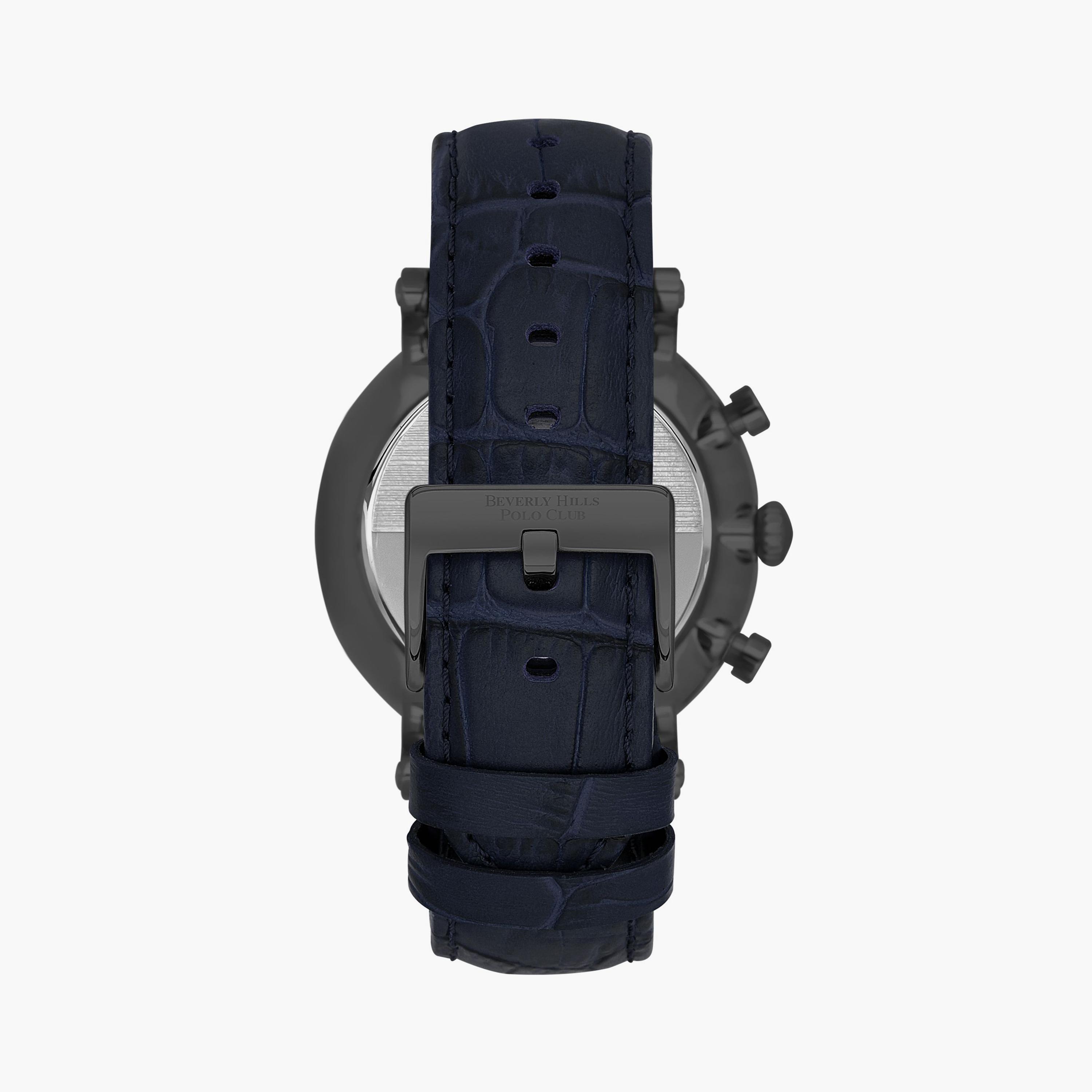 بيفرلي هيلز بولو كلوب ساعة يد رجالية كرونوغراف جلد كحلي BP3548X.099-men-watchesandjewellery-watches-image-3